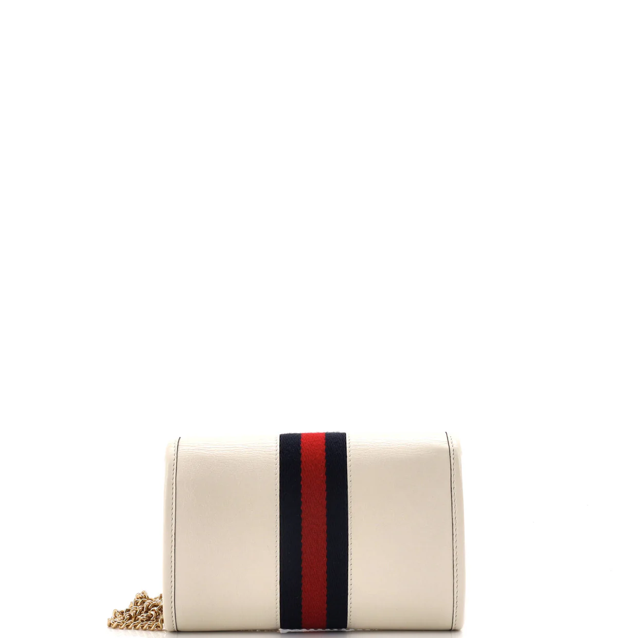 Rajah Web Chain Shoulder Bag Leather Mini - Deep Luxury