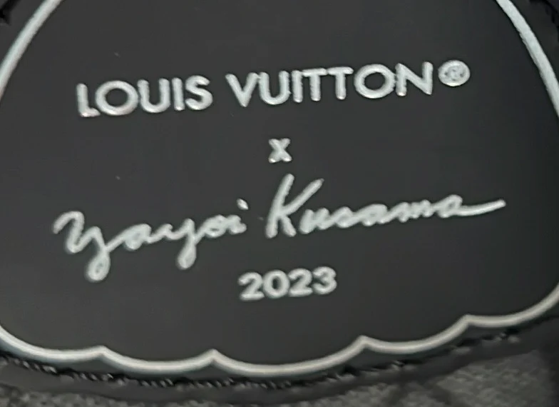 Keepall Bandouliere Bag Yayoi Kusama Pumpkins Reverse Monogram Eclipse Canvas 25 - Deep Luxury