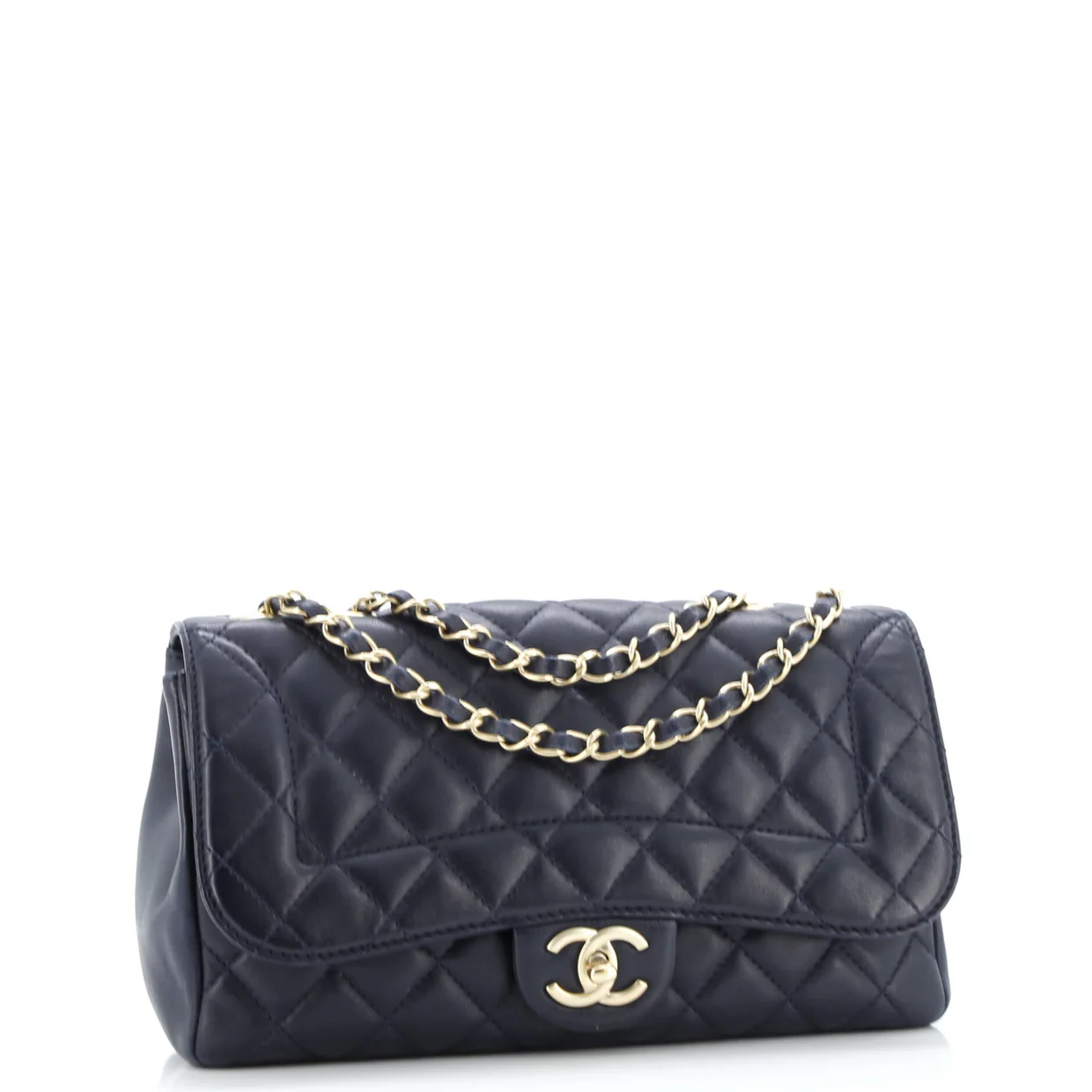 Mademoiselle Chic Flap Bag Quilted Lambskin Medium - Deep Luxury