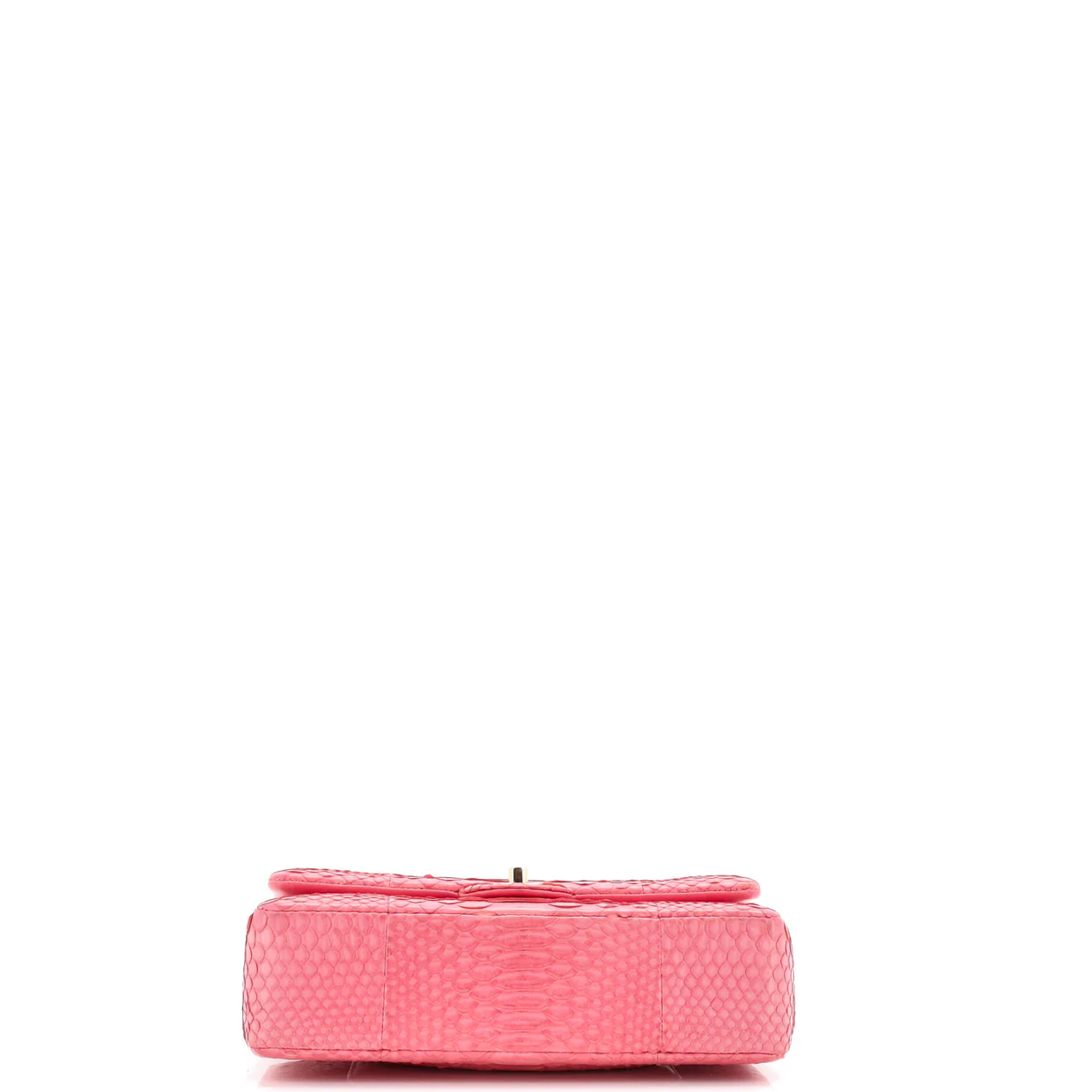 Classic Double Flap Bag Python Medium - Deep Luxury