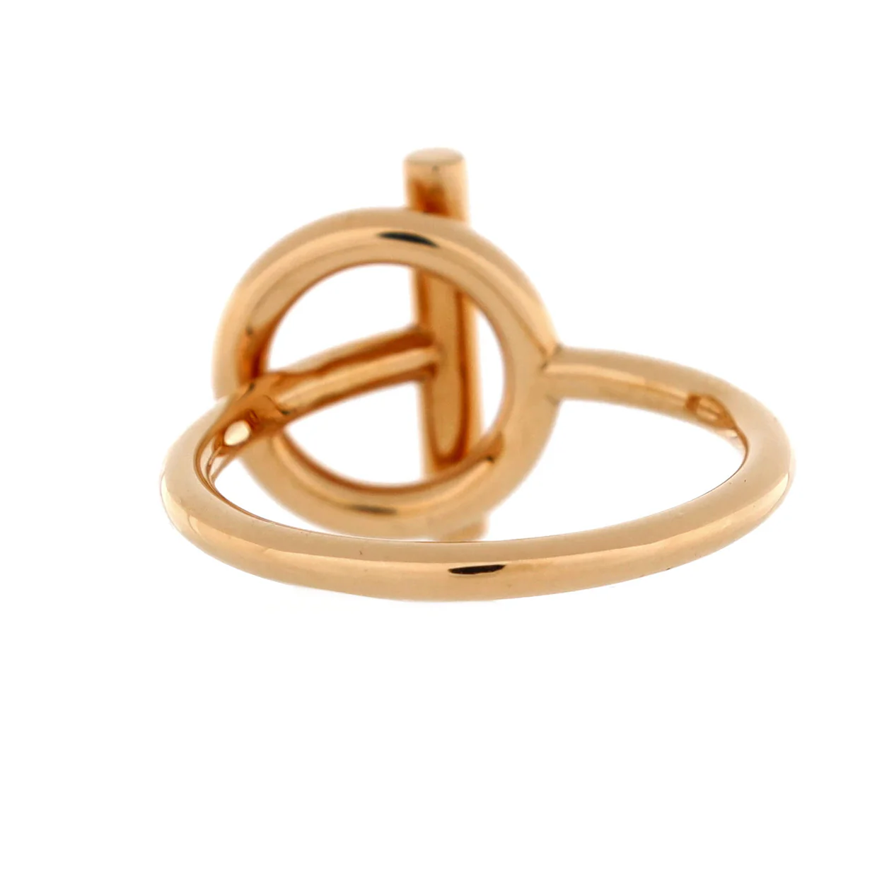 Echappee Ring 18K Rose Gold and Diamonds Small - Deep Luxury