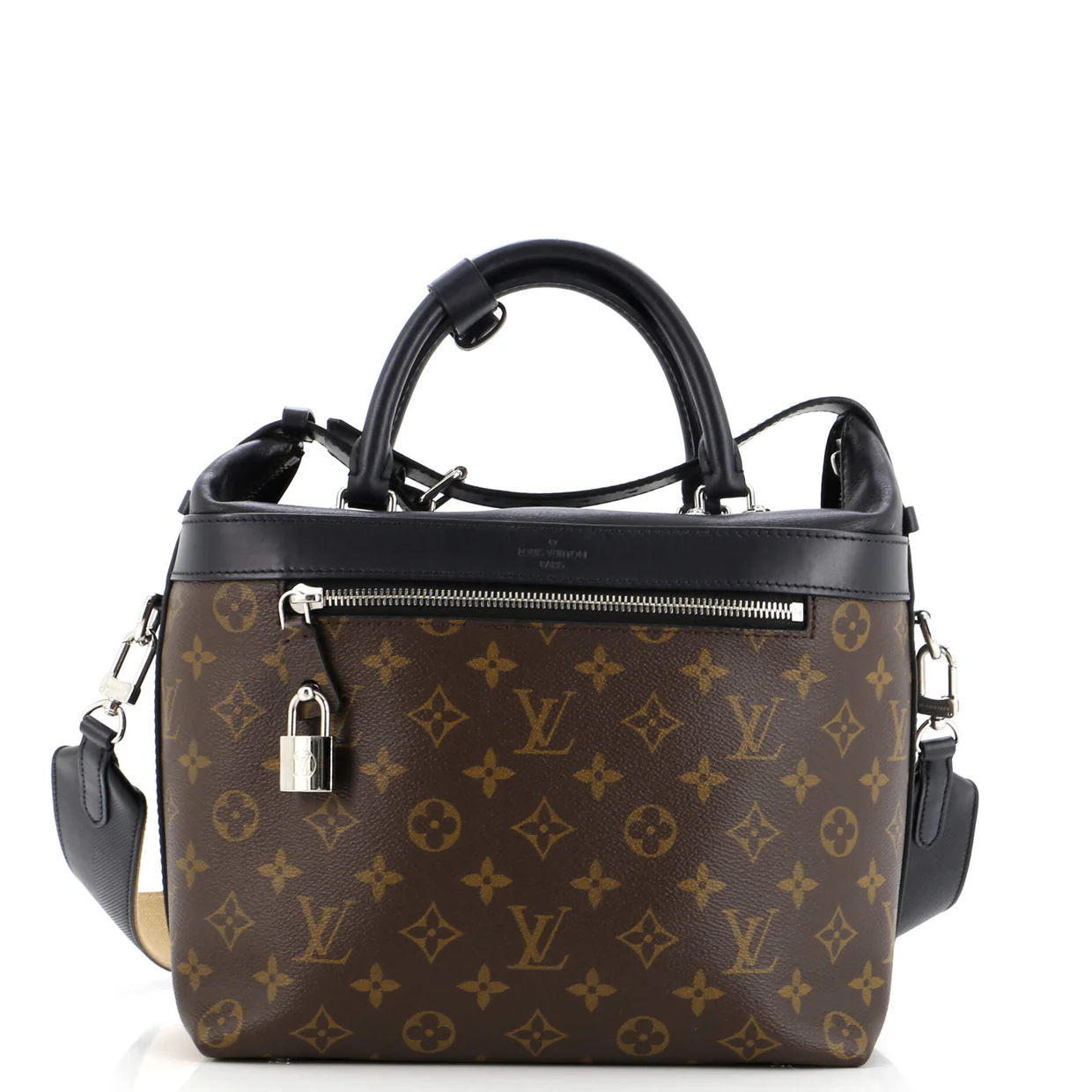City Cruiser Handbag Monogram Canvas and Leather PM - Deep Luxury