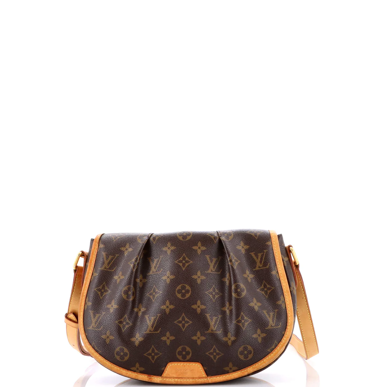 Menilmontant Handbag Monogram Canvas PM - Deep Luxury