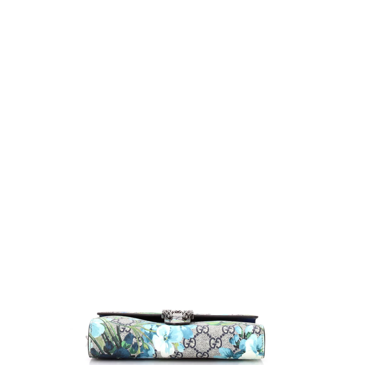 Dionysus Chain Wallet Blooms Print GG Coated Canvas Small - Deep Luxury