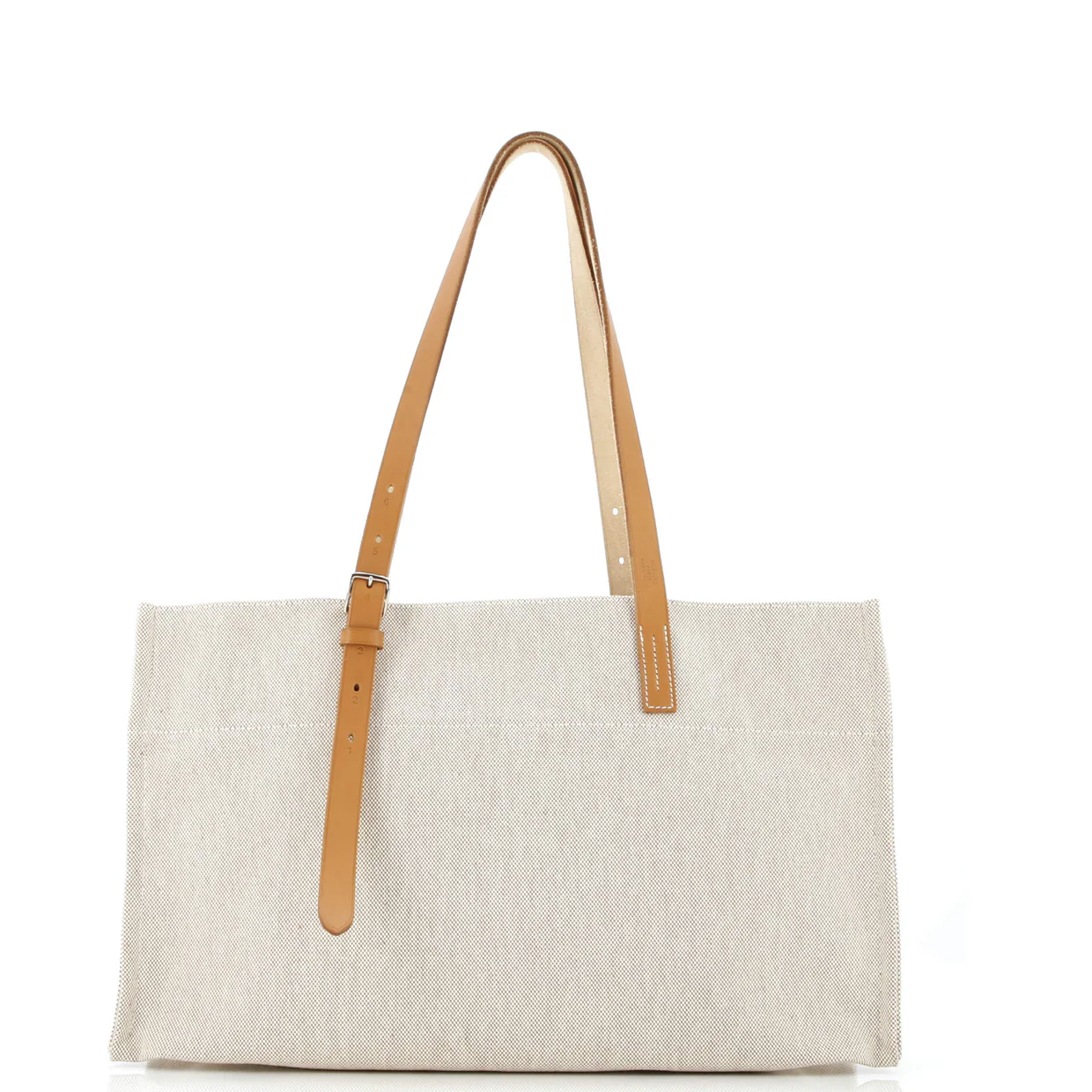 Etriviere Elan Shopping Tote Toile and Leather - Deep Luxury