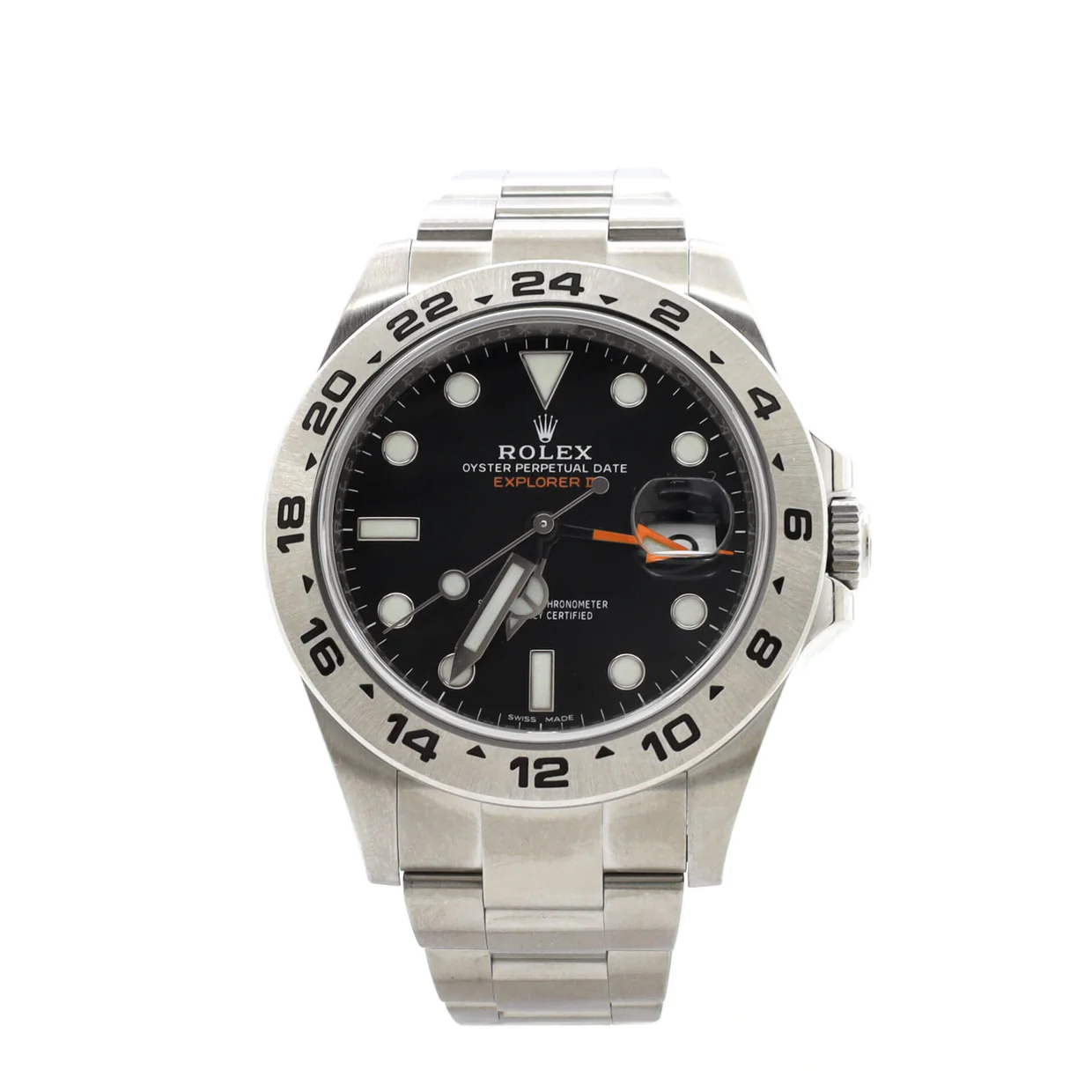 Oyster Perpetual Explorer II Automatic Watch Stainless Steel 42 - Deep Luxury