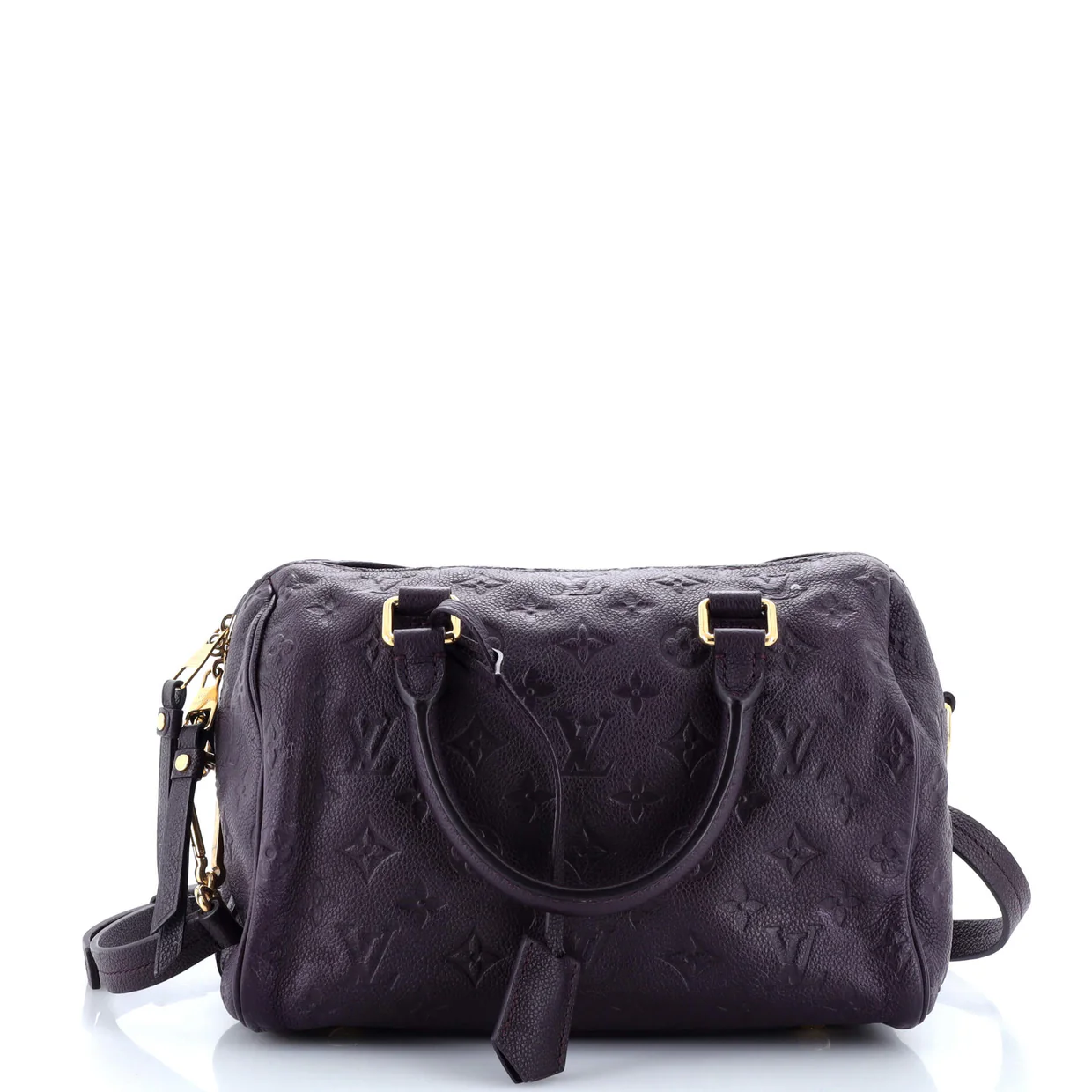 Speedy Bandouliere Bag Monogram Empreinte Leather 25 - Deep Luxury
