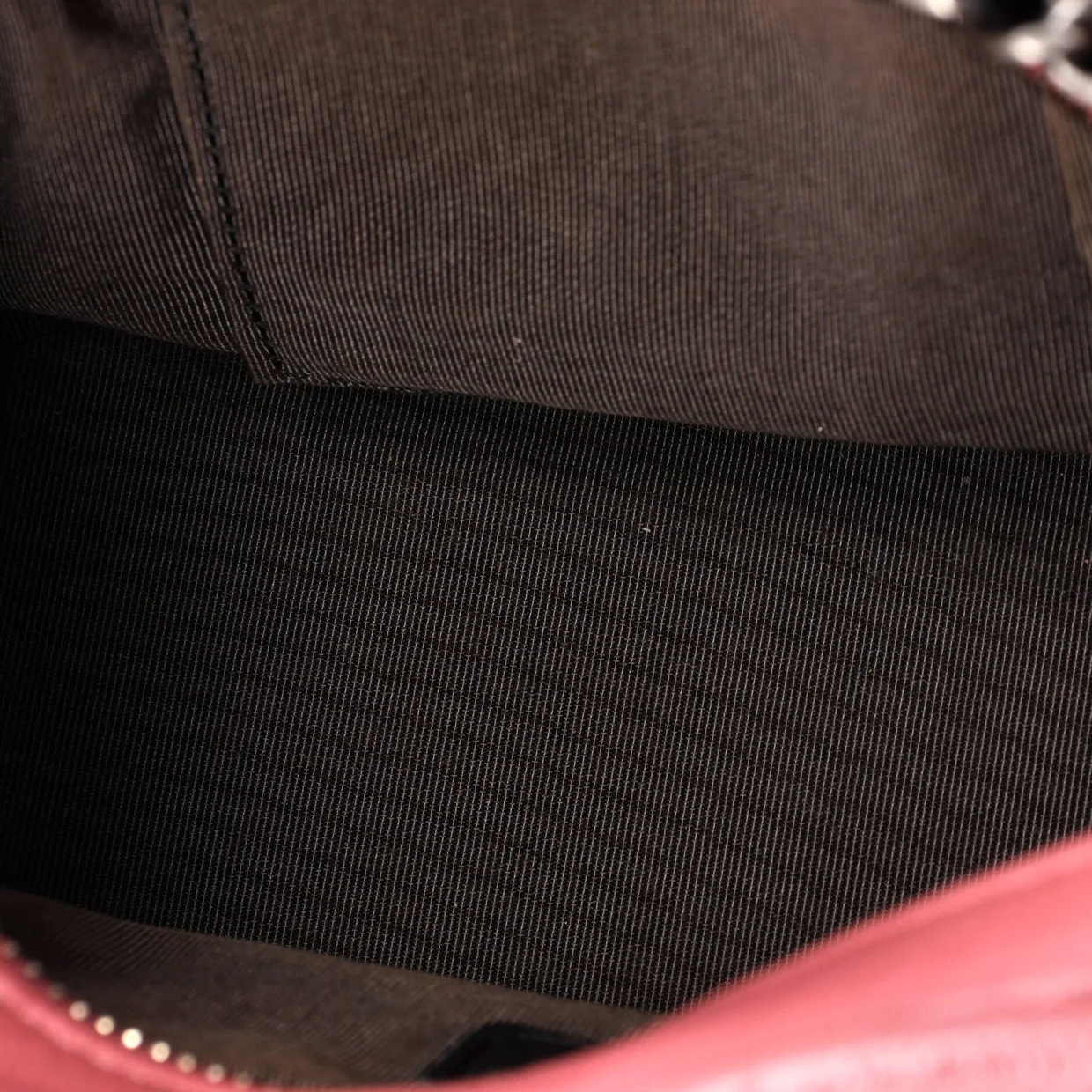 Gabrielle Hobo Chevron Aged Calfskin Small - Deep Luxury