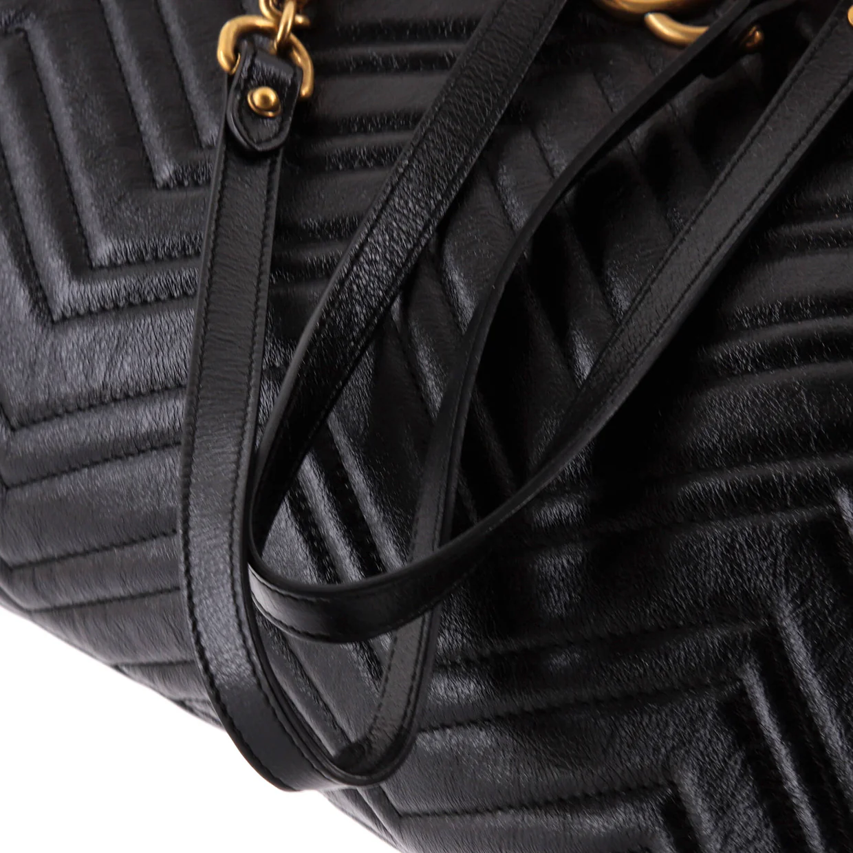 GG Marmont Zip Tote Matelasse Leather Medium - Deep Luxury