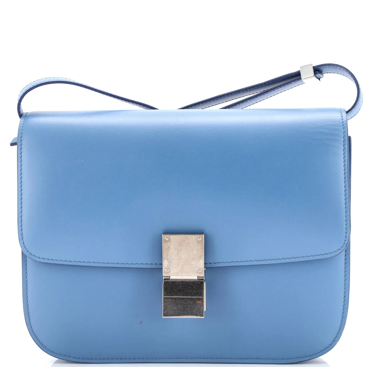 Classic Box Bag Smooth Leather Medium - Deep Luxury