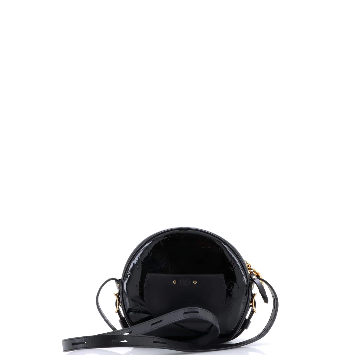 Boite Chapeau Souple Bag Monogram Vernis MM - Deep Luxury