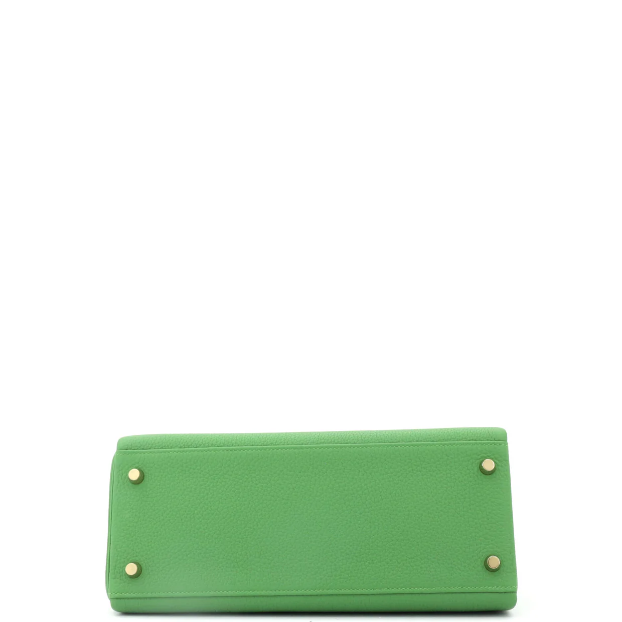 Kelly Handbag Vert Yucca Togo with Gold Hardware 28 - Deep Luxury