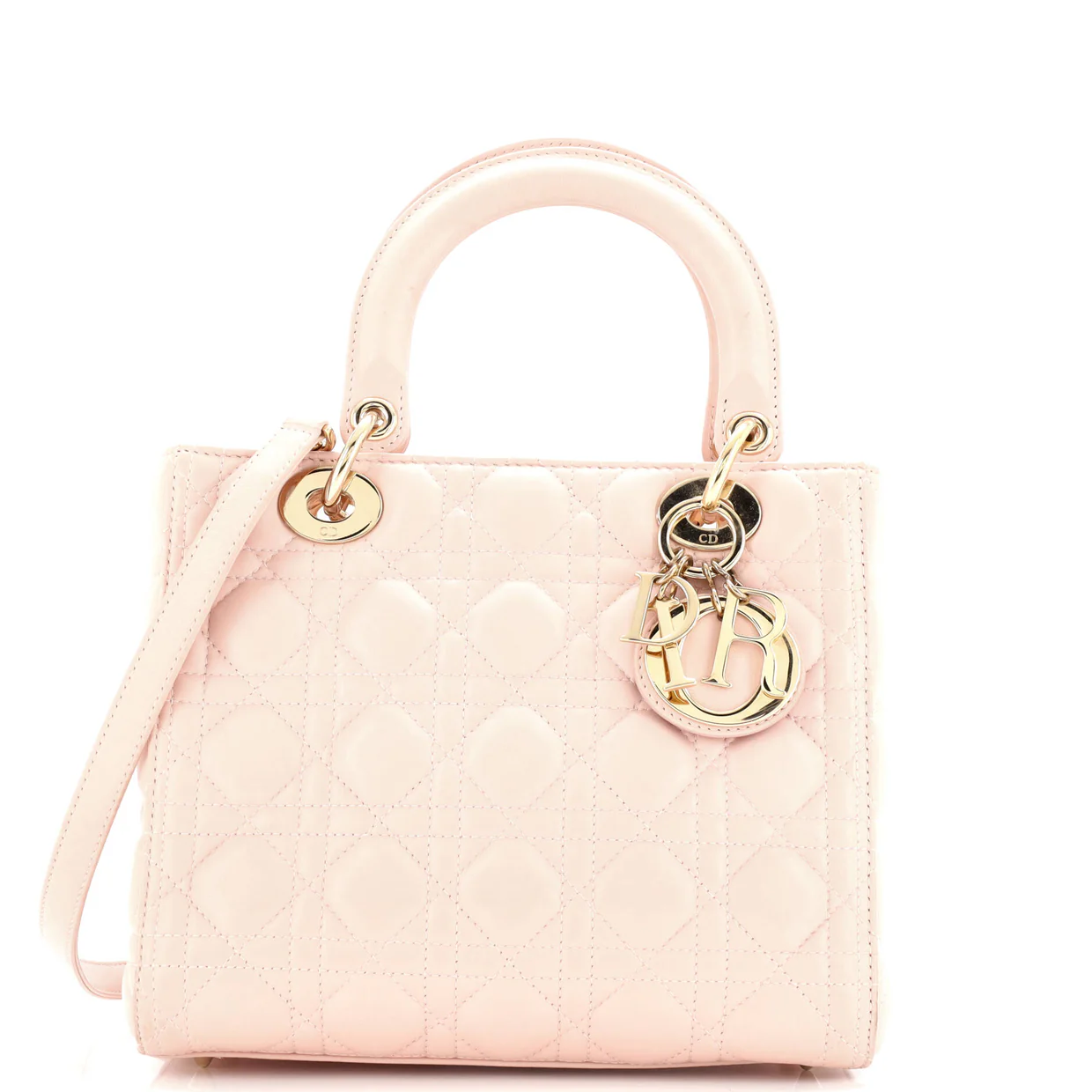 Lady Dior Bag Cannage Quilt Lambskin Medium - Deep Luxury