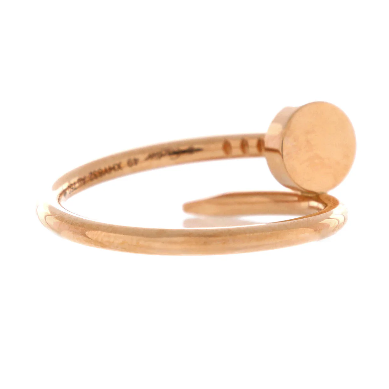 Juste un Clou Ring 18K Rose Gold Small - Deep Luxury