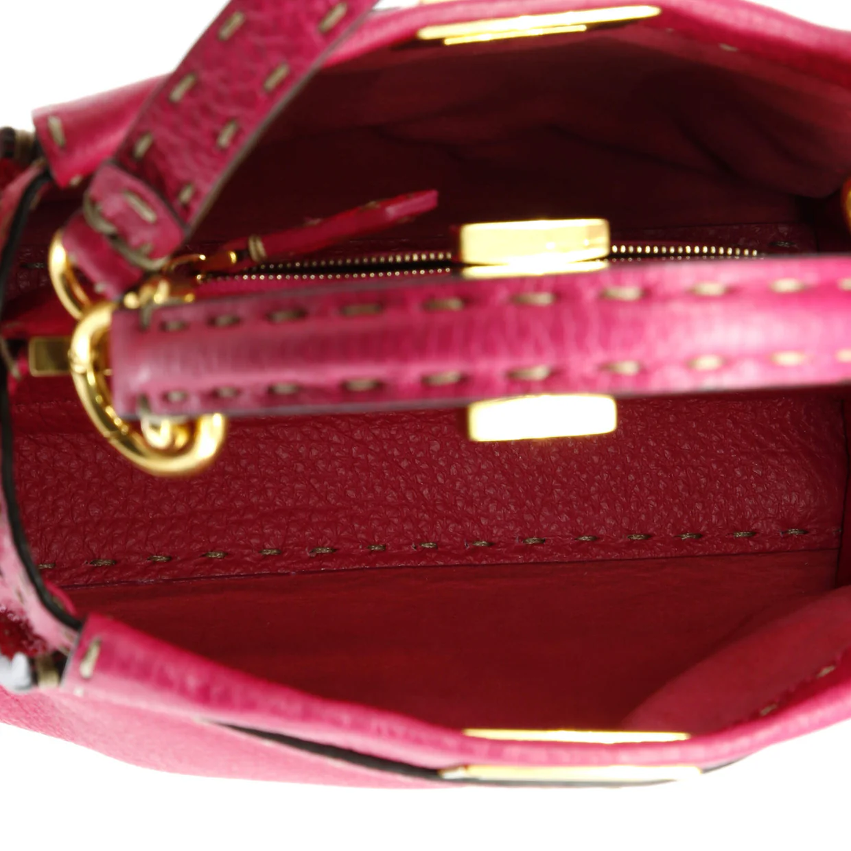 Selleria Peekaboo Bag Leather Mini - Deep Luxury