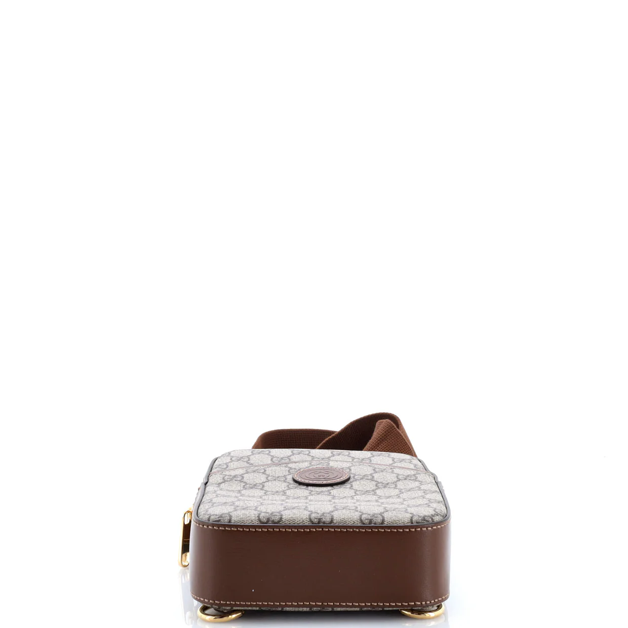 Interlocking G Patch Sling Bag GG Coated Canvas Small - Deep Luxury