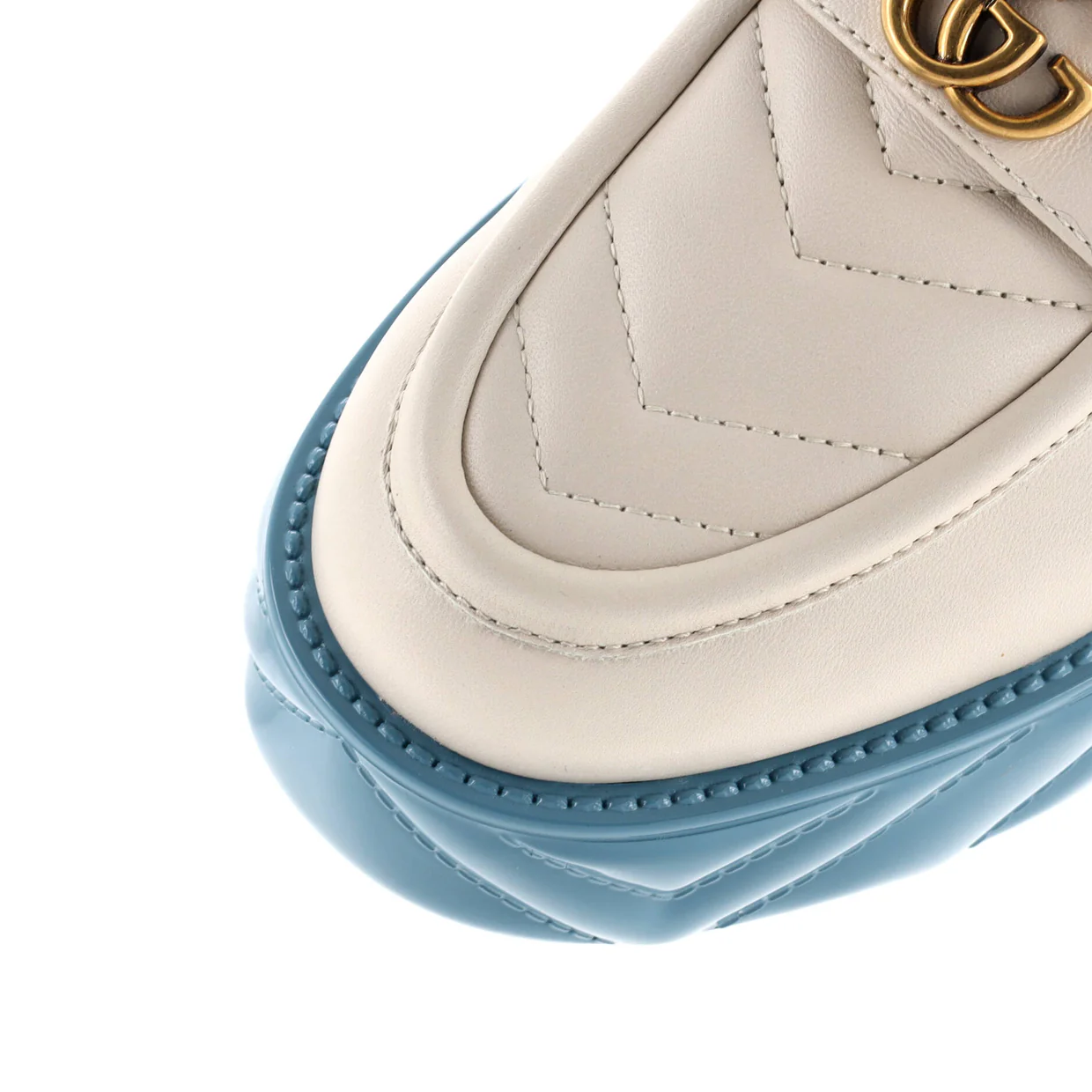 Women's GG Marmont Platform Loafers Matelasse Leather - Deep Luxury