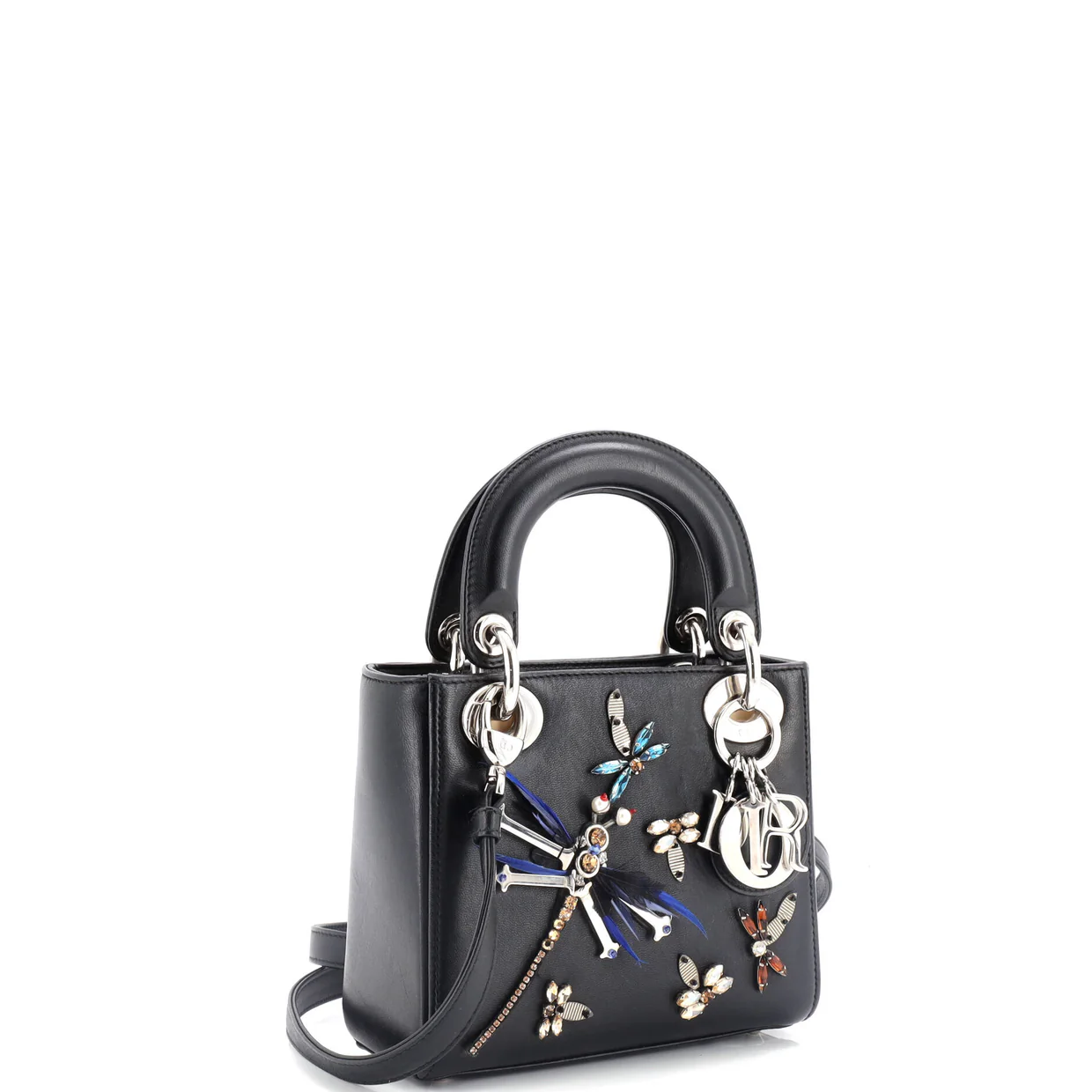 Lady Dior Bag Embellished Leather Mini - Deep Luxury