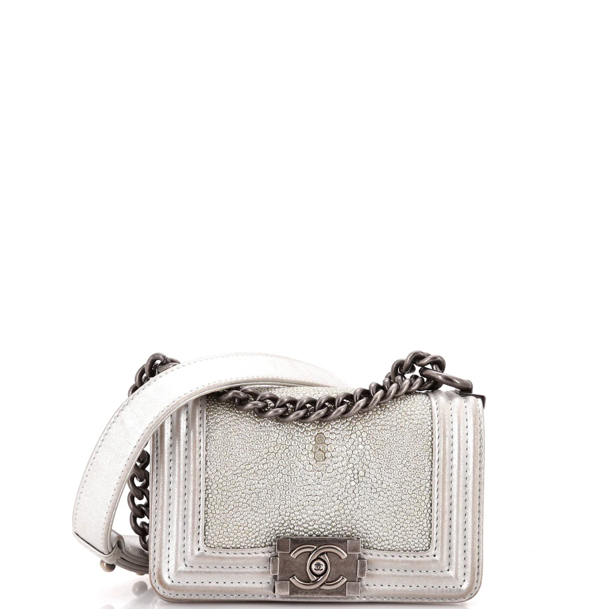 Boy Flap Bag Stingray Mini - Deep Luxury
