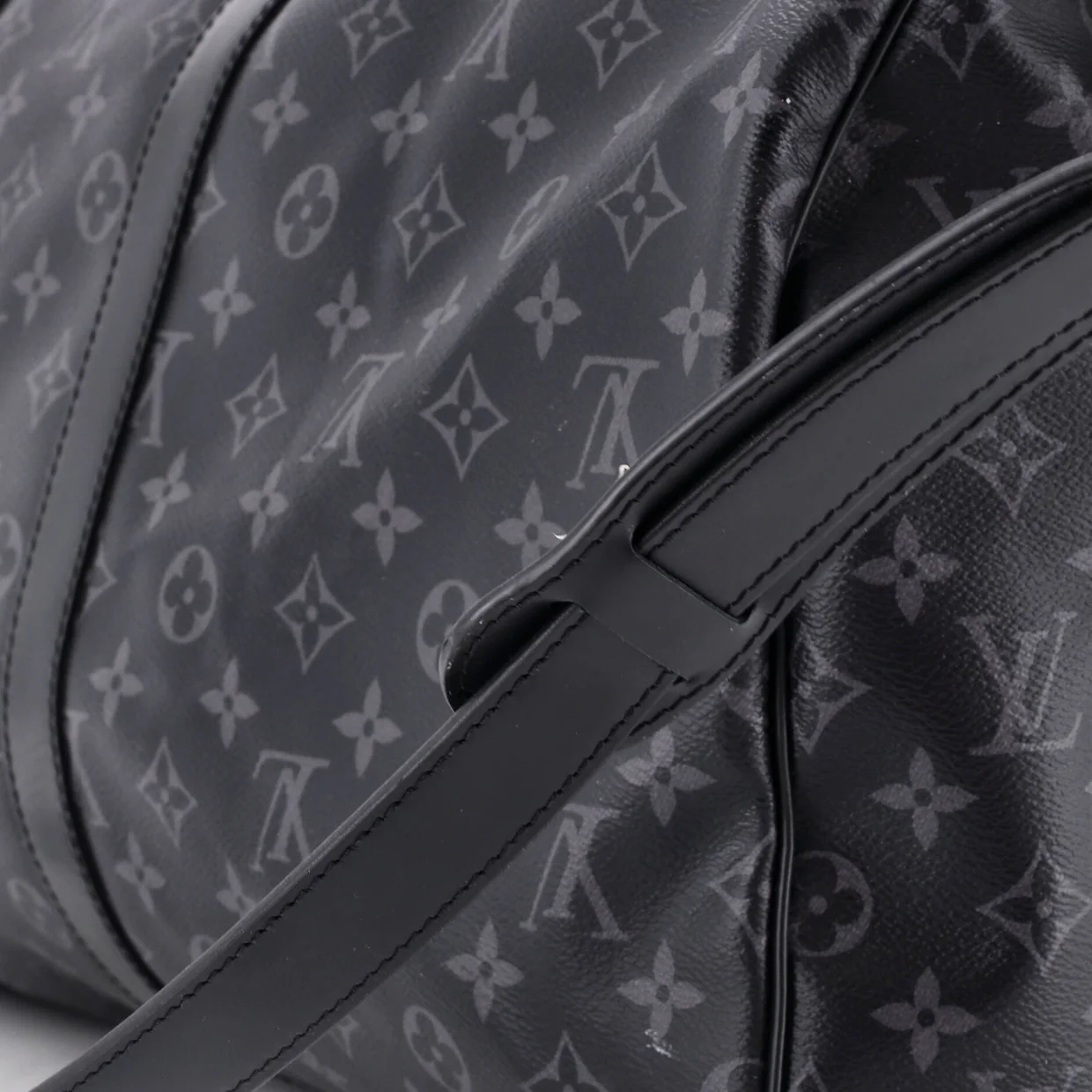 Keepall Bandouliere Bag Monogram Eclipse Canvas 55 - Deep Luxury