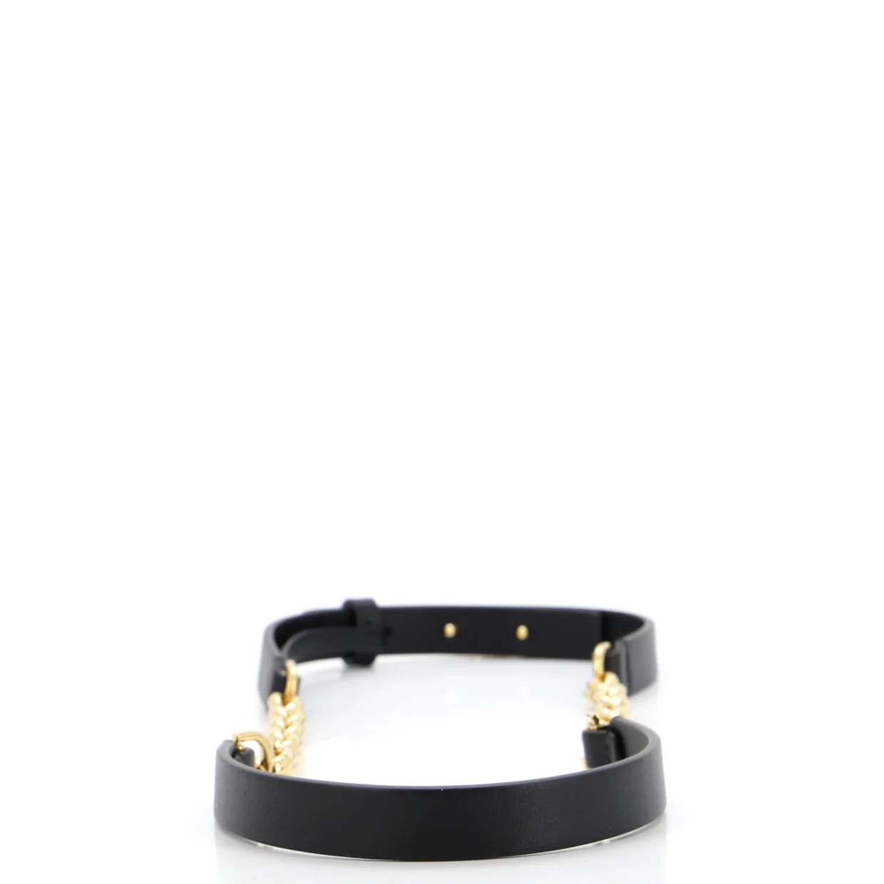 30 Montaigne Chain Belt Leather Thin - Deep Luxury