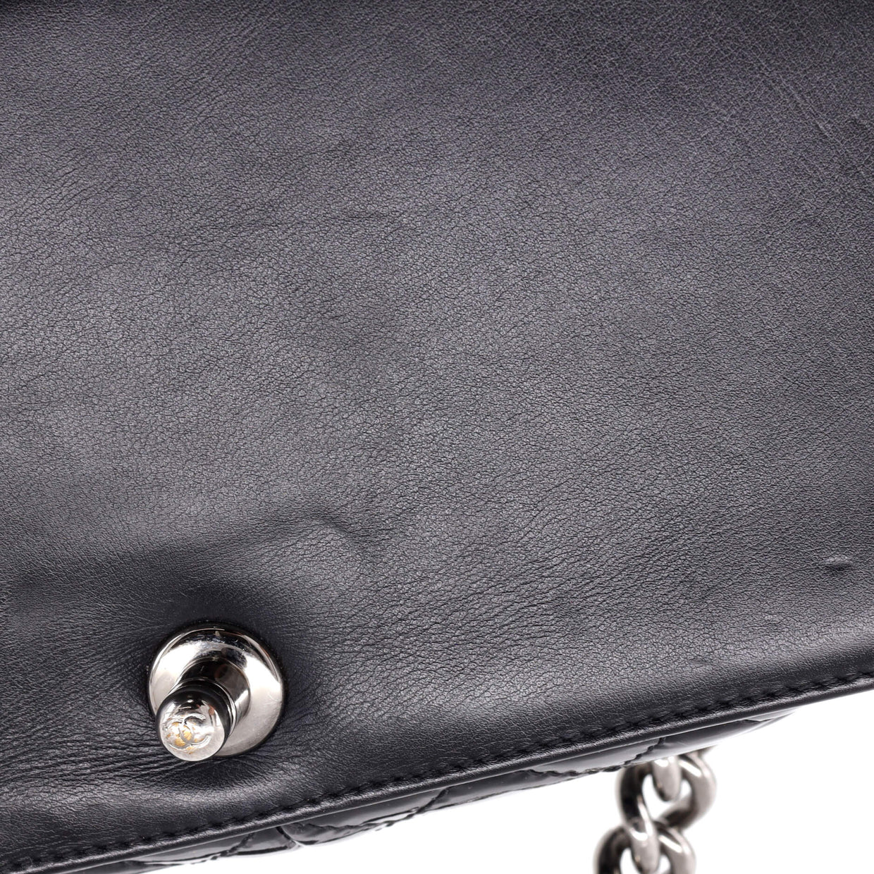 Boy Flap Bag Chevron Patent Old Medium - Deep Luxury