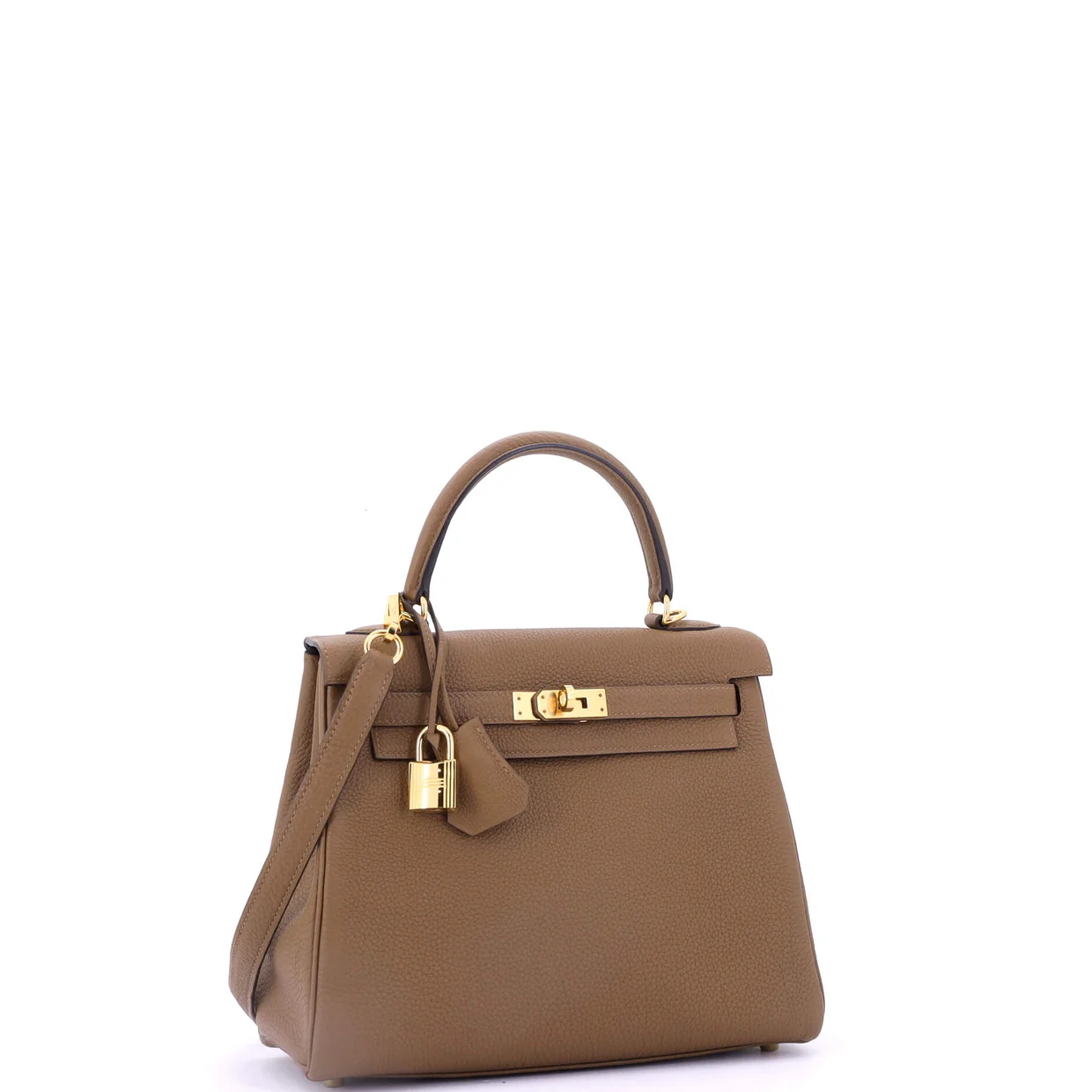 Kelly Handbag Alezan Togo with Gold Hardware 25 - Deep Luxury