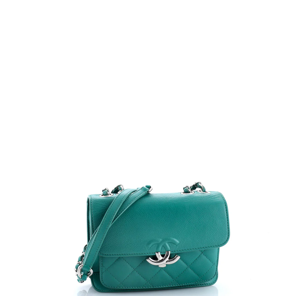 CC Box Flap Bag Quilted Calfskin Mini - Deep Luxury