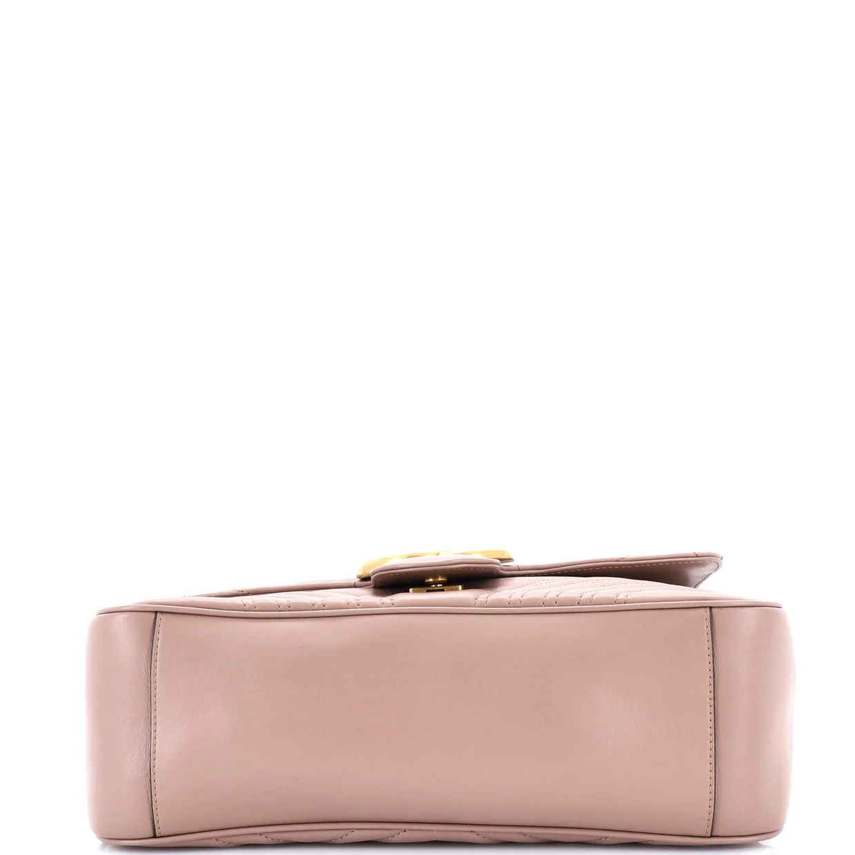 GG Marmont Top Handle Flap Bag Matelasse Leather Medium - Deep Luxury