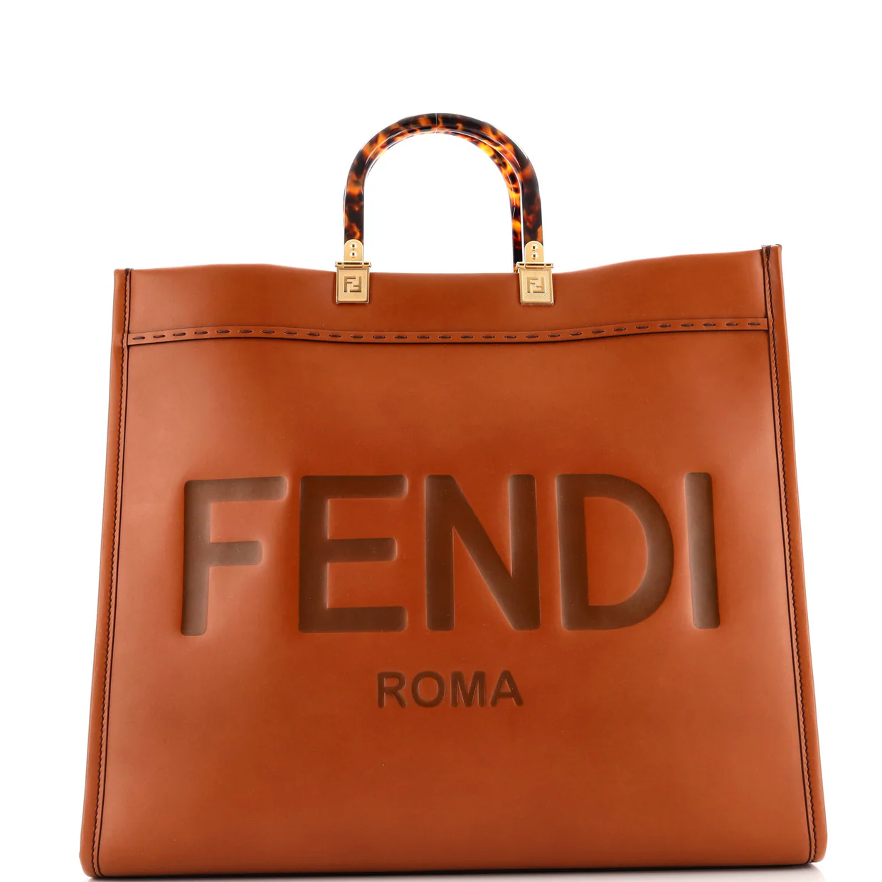 Sunshine Shopper Tote Leather Large - Deep Luxury