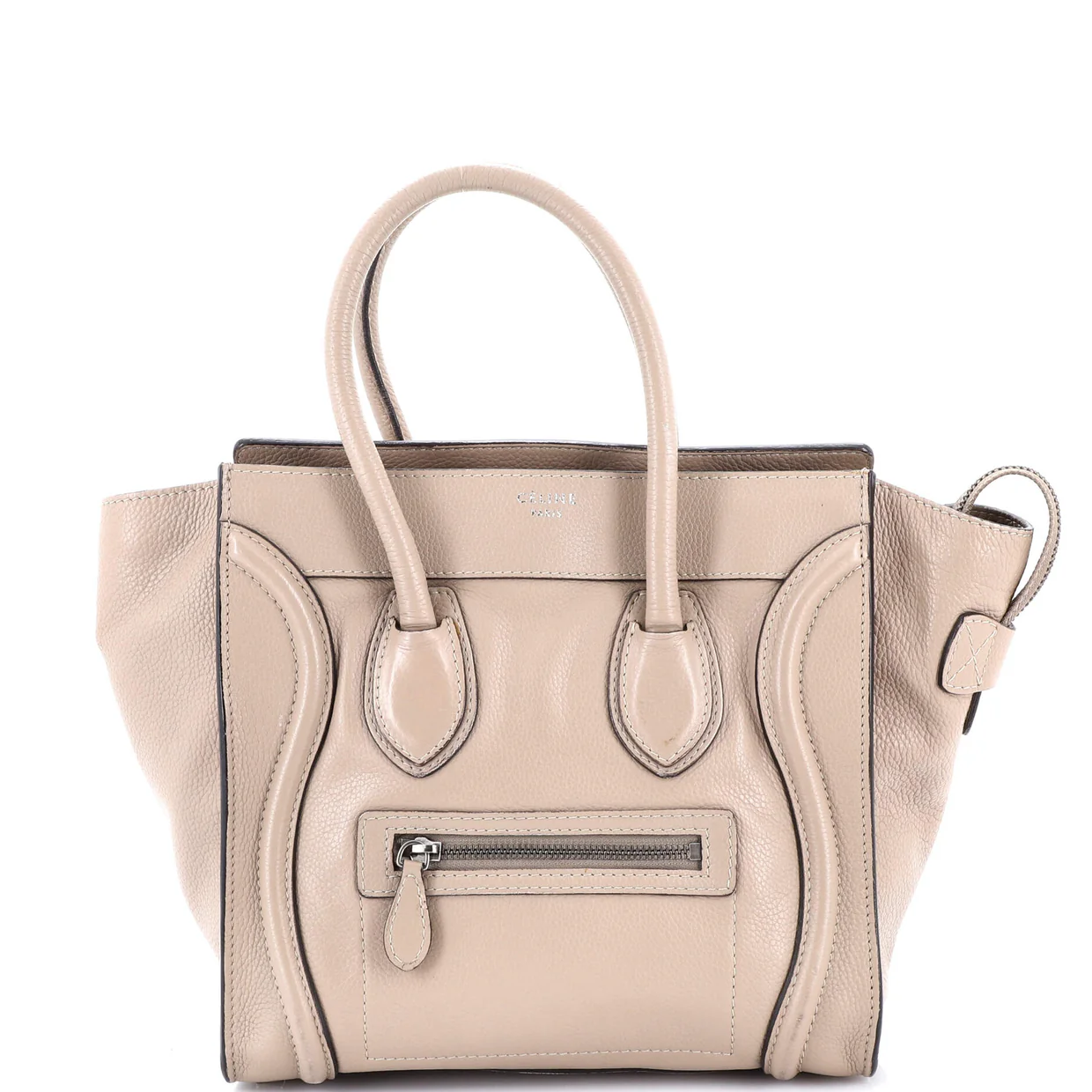 Luggage Bag Grainy Leather Micro - Deep Luxury