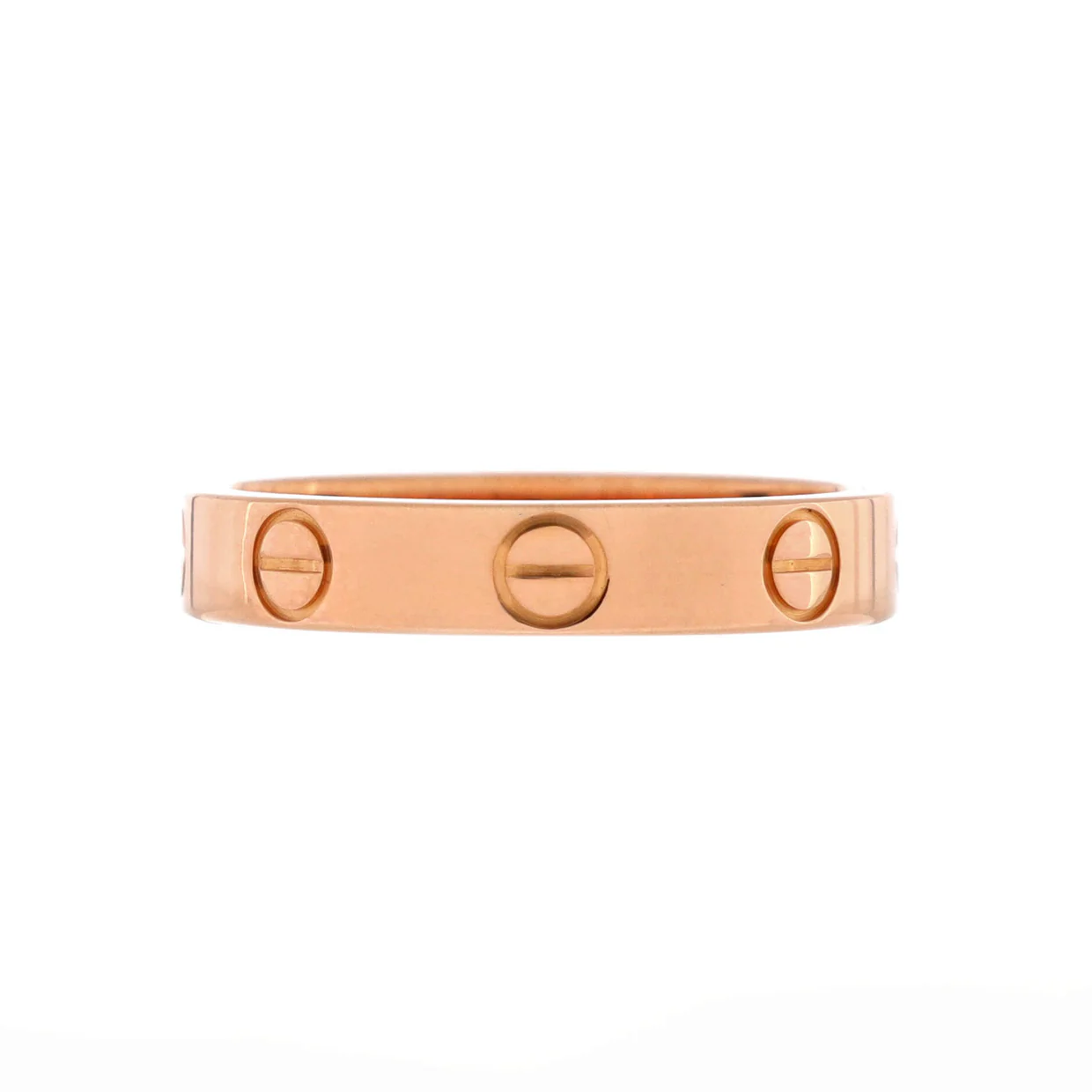 Love Wedding Band Ring 18K Rose Gold - Deep Luxury