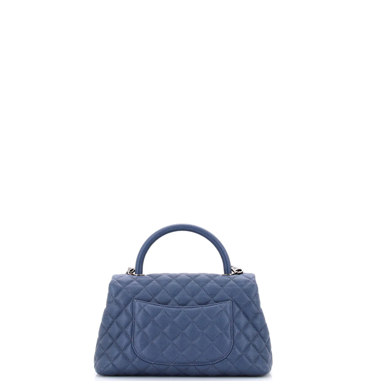 Coco Top Handle Bag Quilted Caviar Small - Deep Luxury