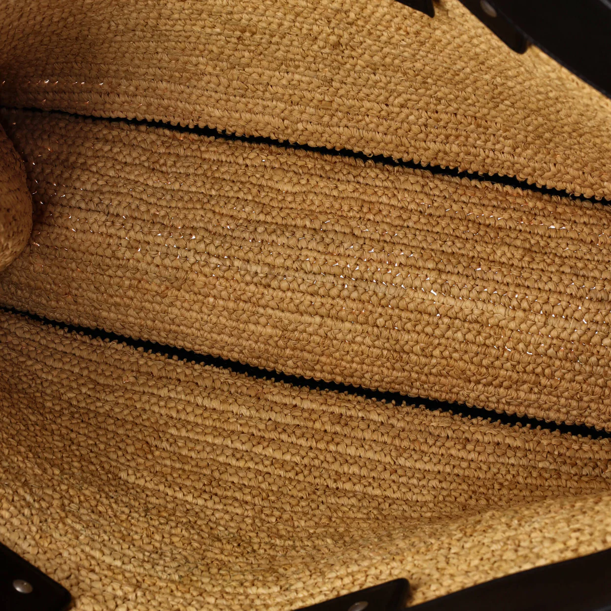 Rive Gauche Shopper Tote Raffia Maxi - Deep Luxury