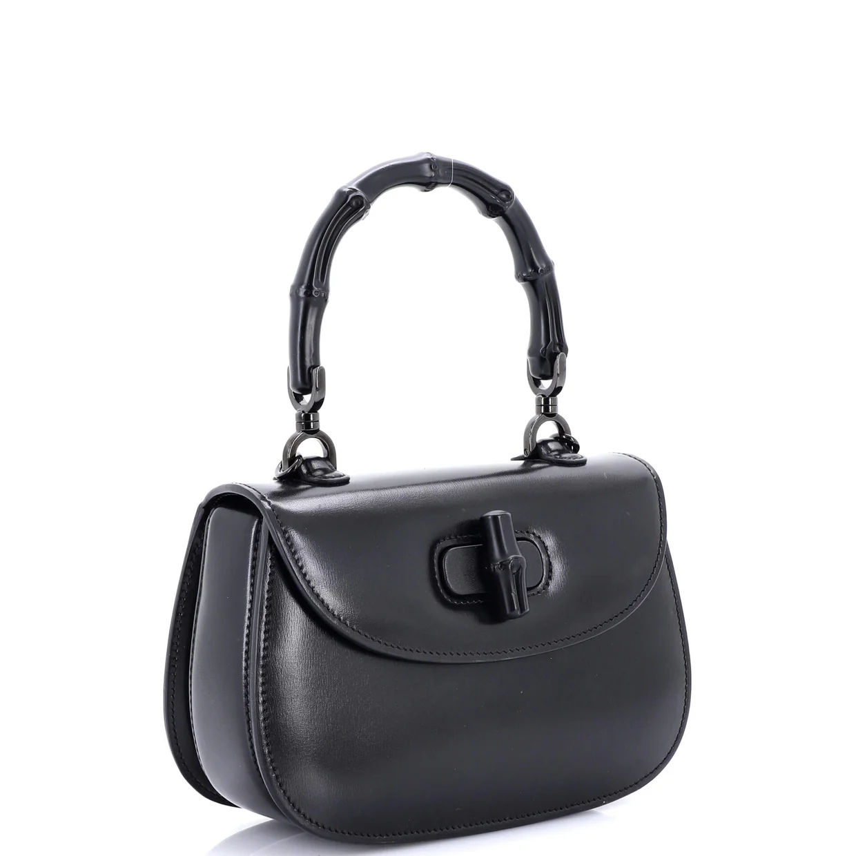 Bamboo 1947 Top Handle Bag Leather Small - Deep Luxury