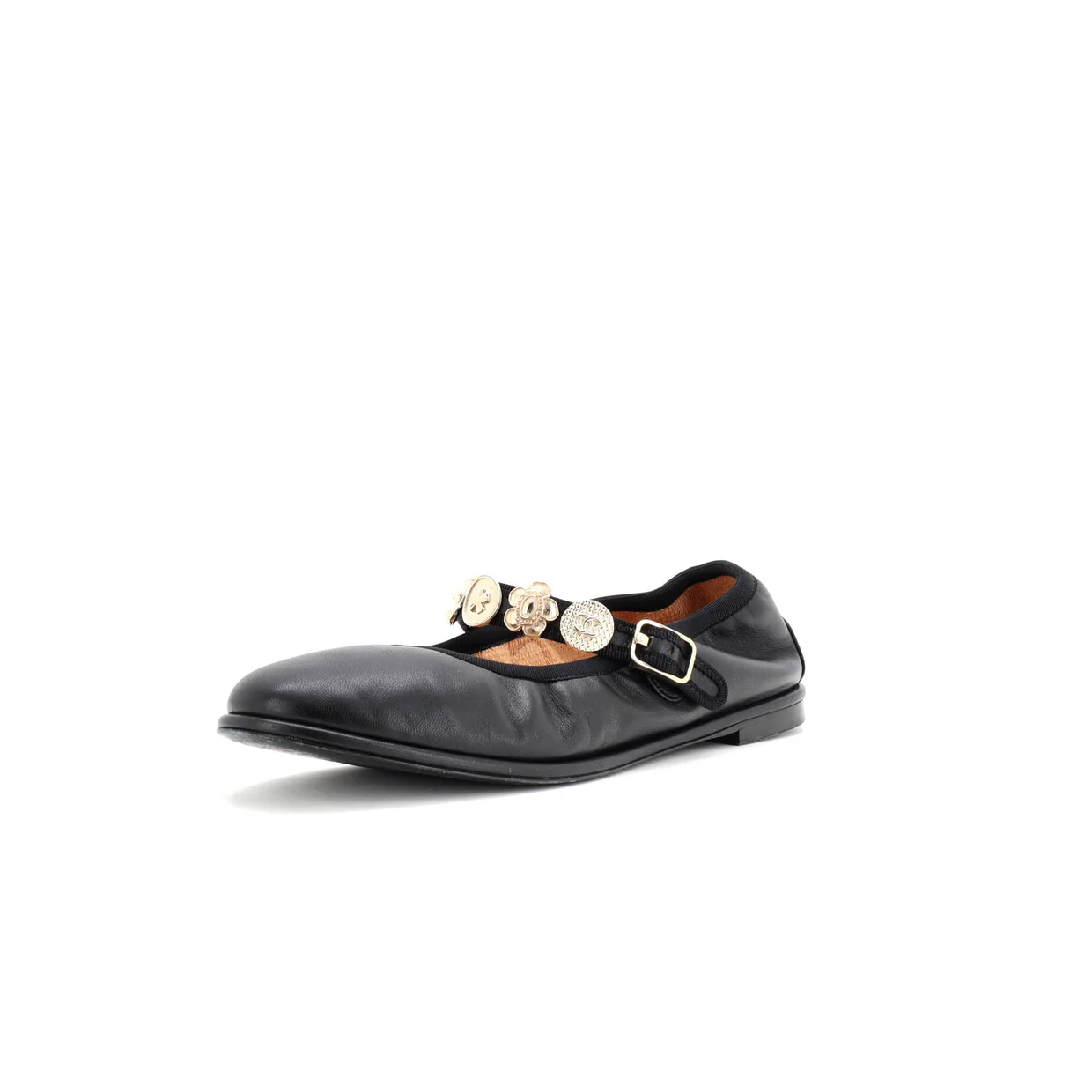 Women's Charm Mary Jane Flats Leather - Deep Luxury