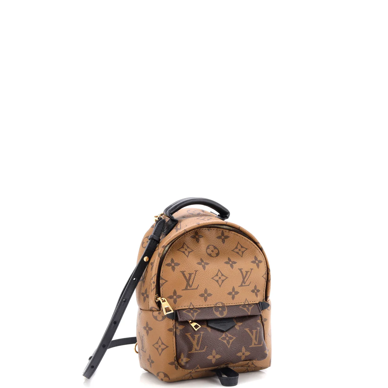 Palm Springs Backpack Reverse Monogram Canvas Mini - Deep Luxury