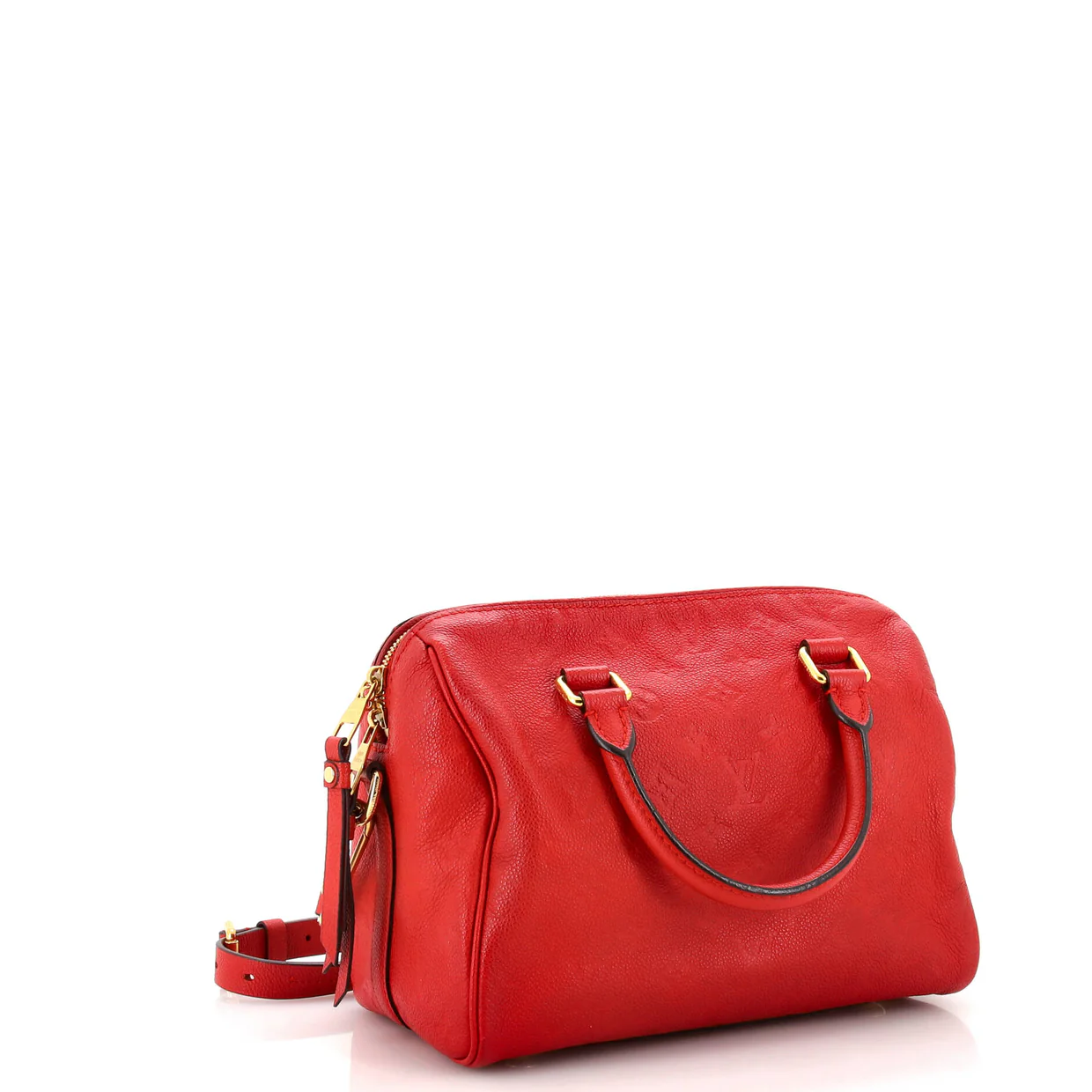 Speedy Bandouliere Bag Monogram Empreinte Leather 25 - Deep Luxury