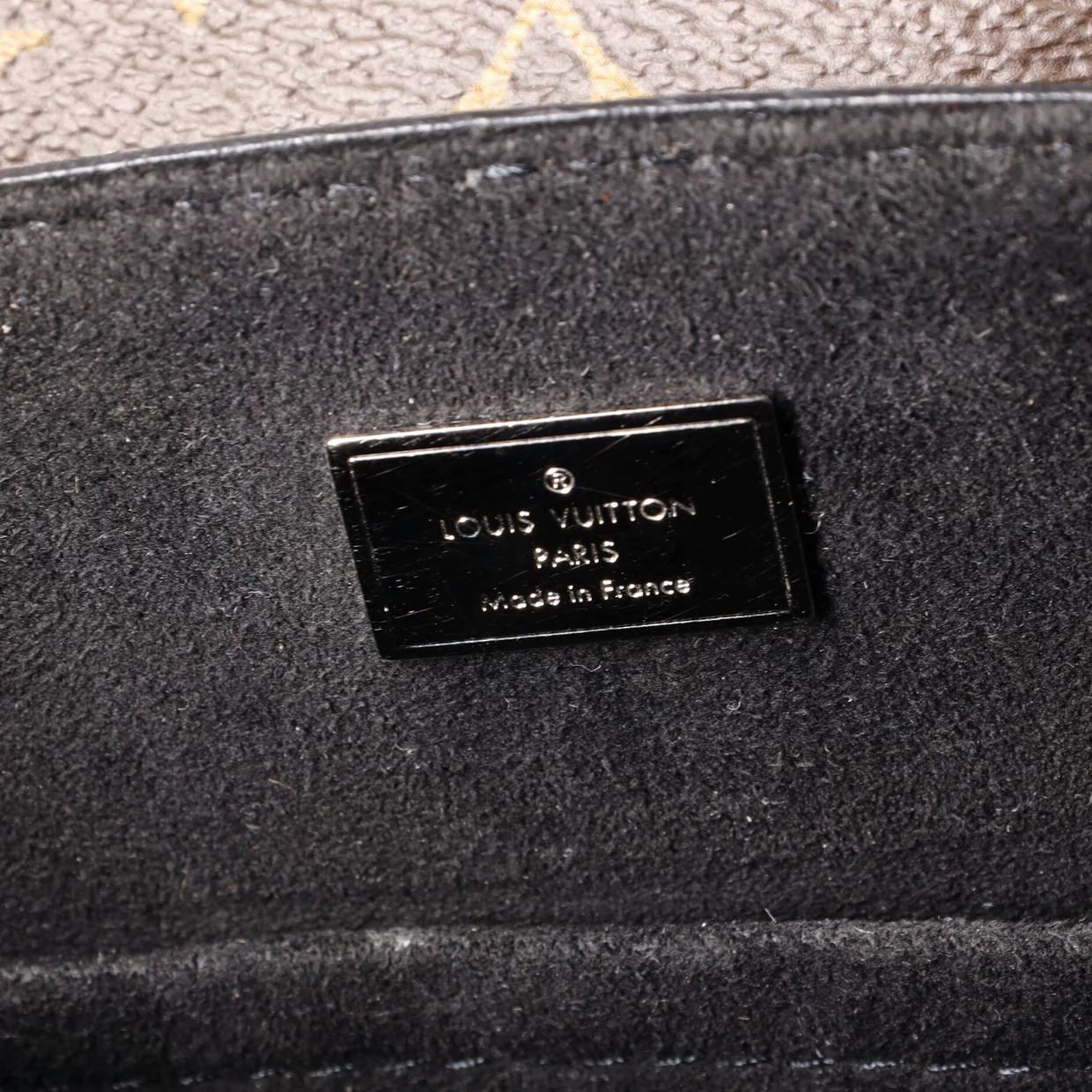 Hot Springs Backpack Vernis with Monogram Canvas - Deep Luxury