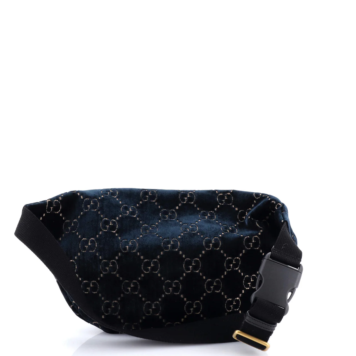 Ophidia Zip Belt Bag GG Velvet - Deep Luxury