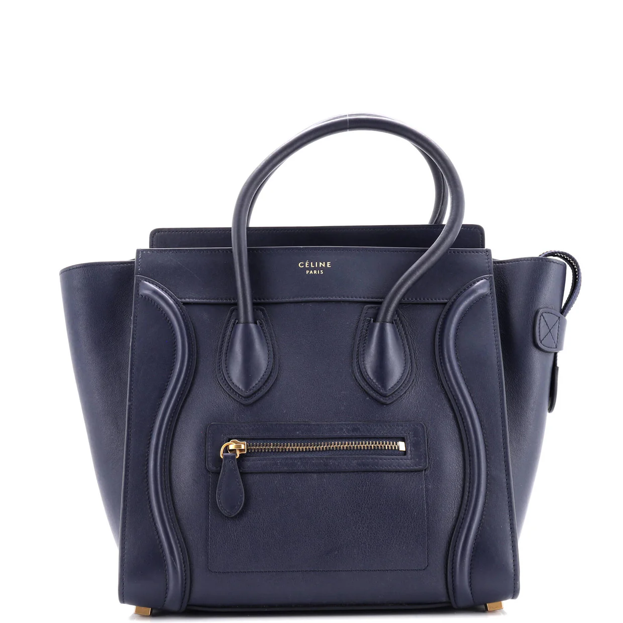 Luggage Bag Smooth Leather Micro - Deep Luxury