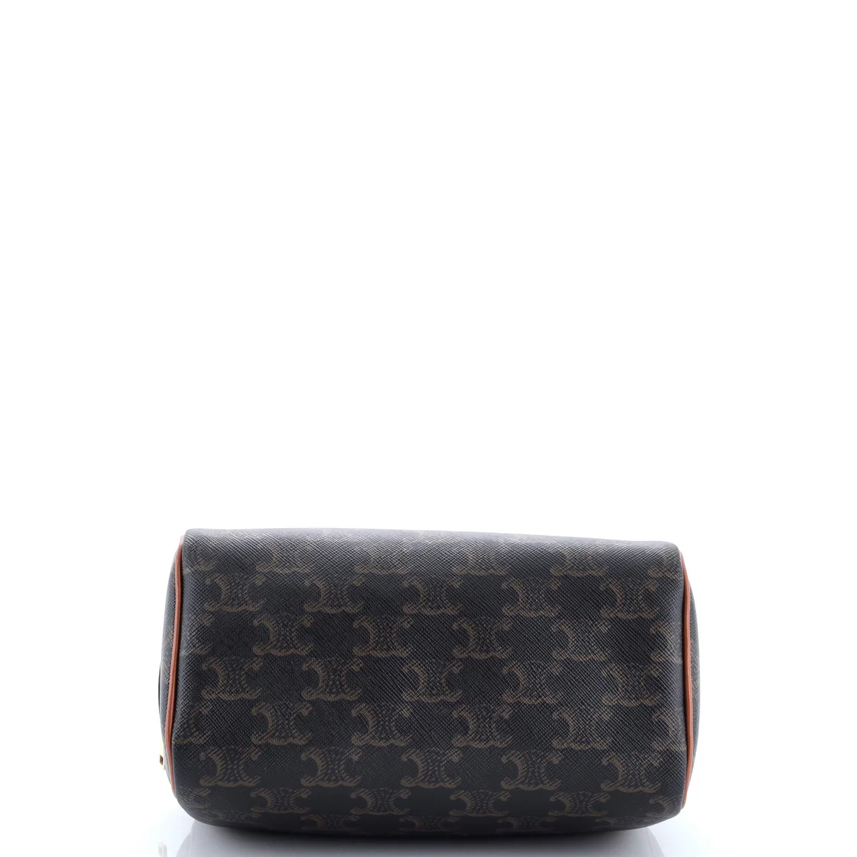 Boston Bag Triomphe Coated Canvas Small - Deep Luxury