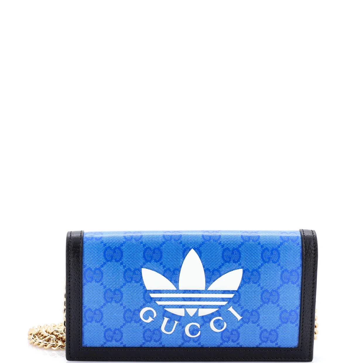 x adidas Wallet on Chain GG Coated Canvas - Deep Luxury