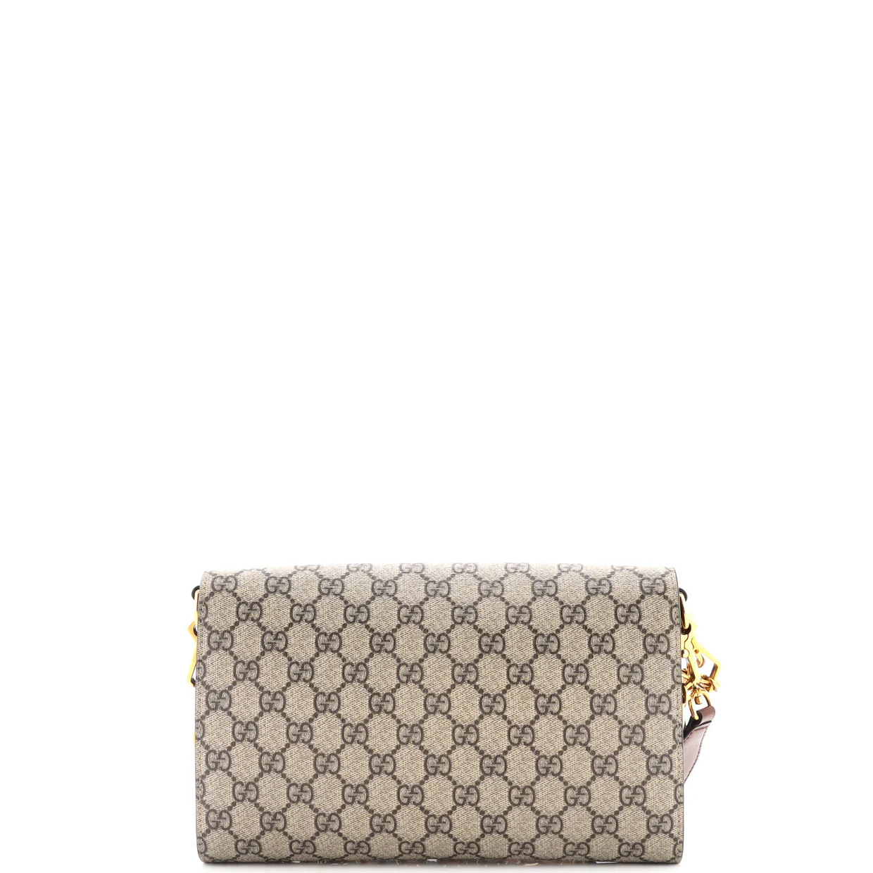 Horsebit 1955 Curved Flap Shoulder Bag GG Coated Canvas Small - Deep Luxury