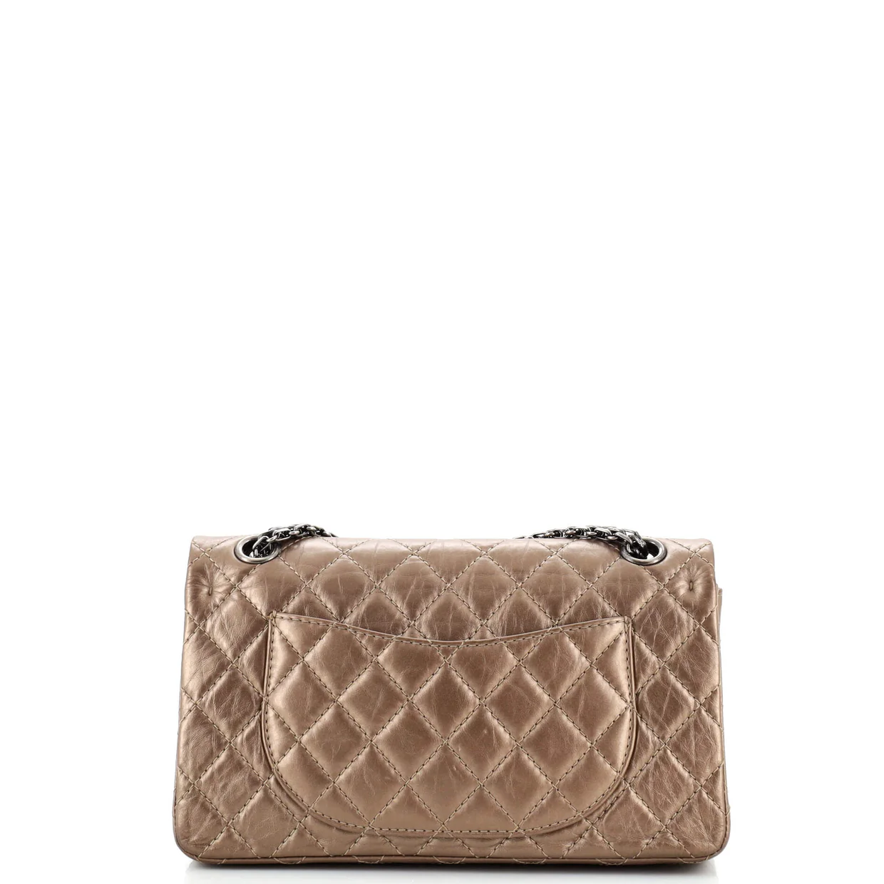 Reissue 2.55 Flap Bag Quilted Aged Calfskin 225 - Deep Luxury