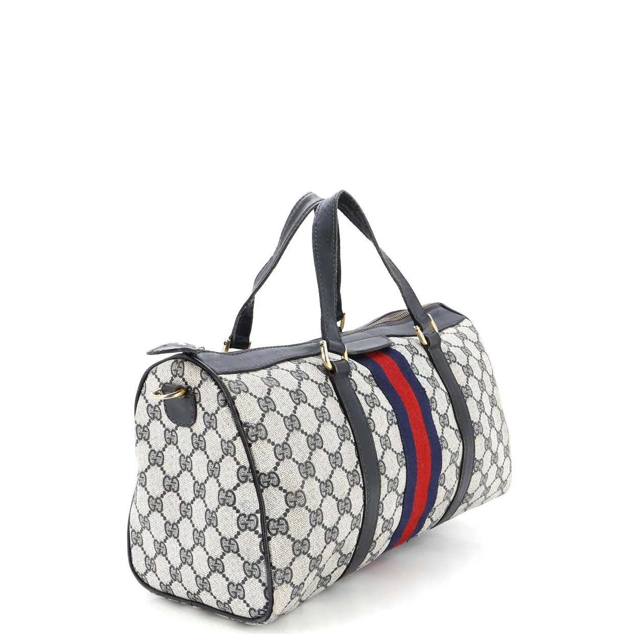 Vintage Web Boston Bag GG Canvas Medium - Deep Luxury