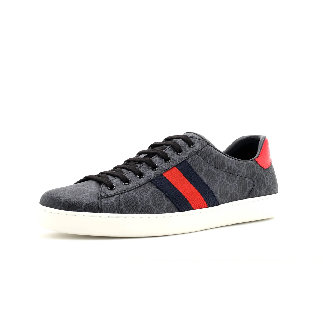 Ace Sneakers GG Coated Canvas - Deep Luxury