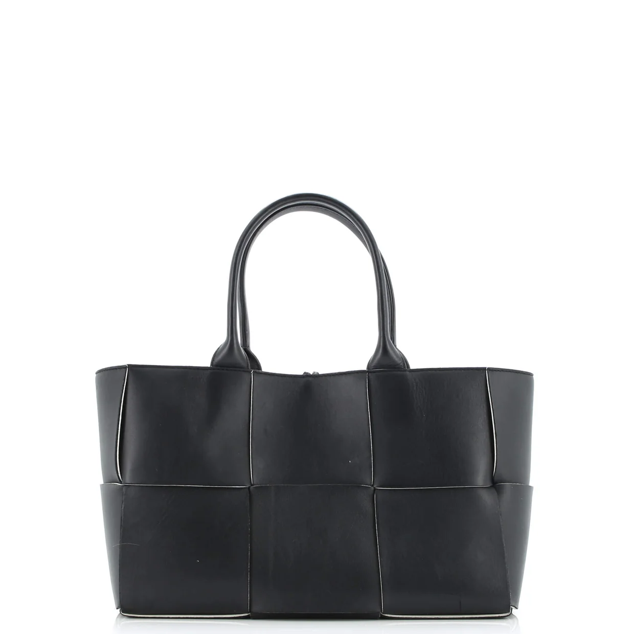 Arco Tote Maxi Intrecciato Leather Small - Deep Luxury