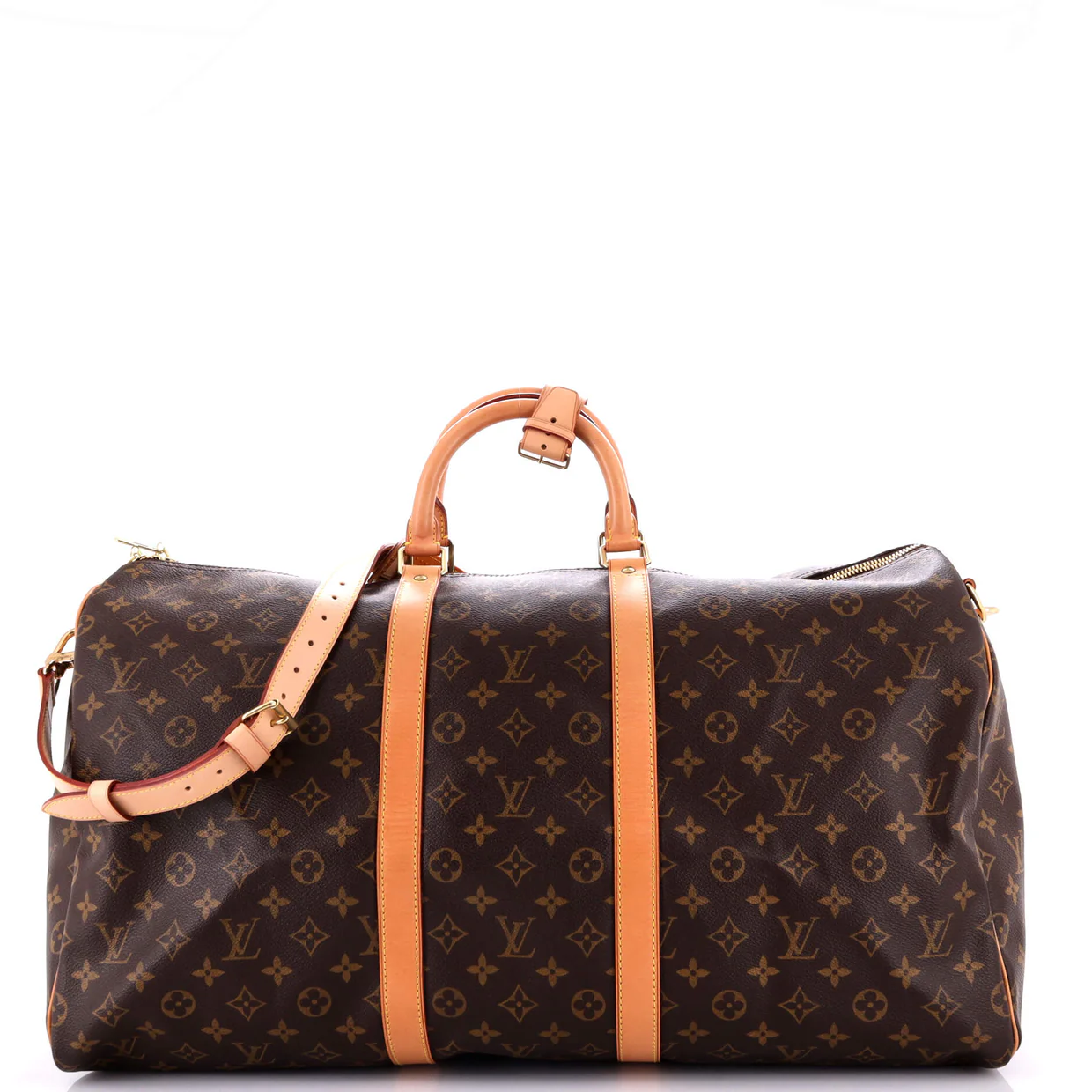 Keepall Bandouliere Bag Monogram Canvas 55 - Deep Luxury