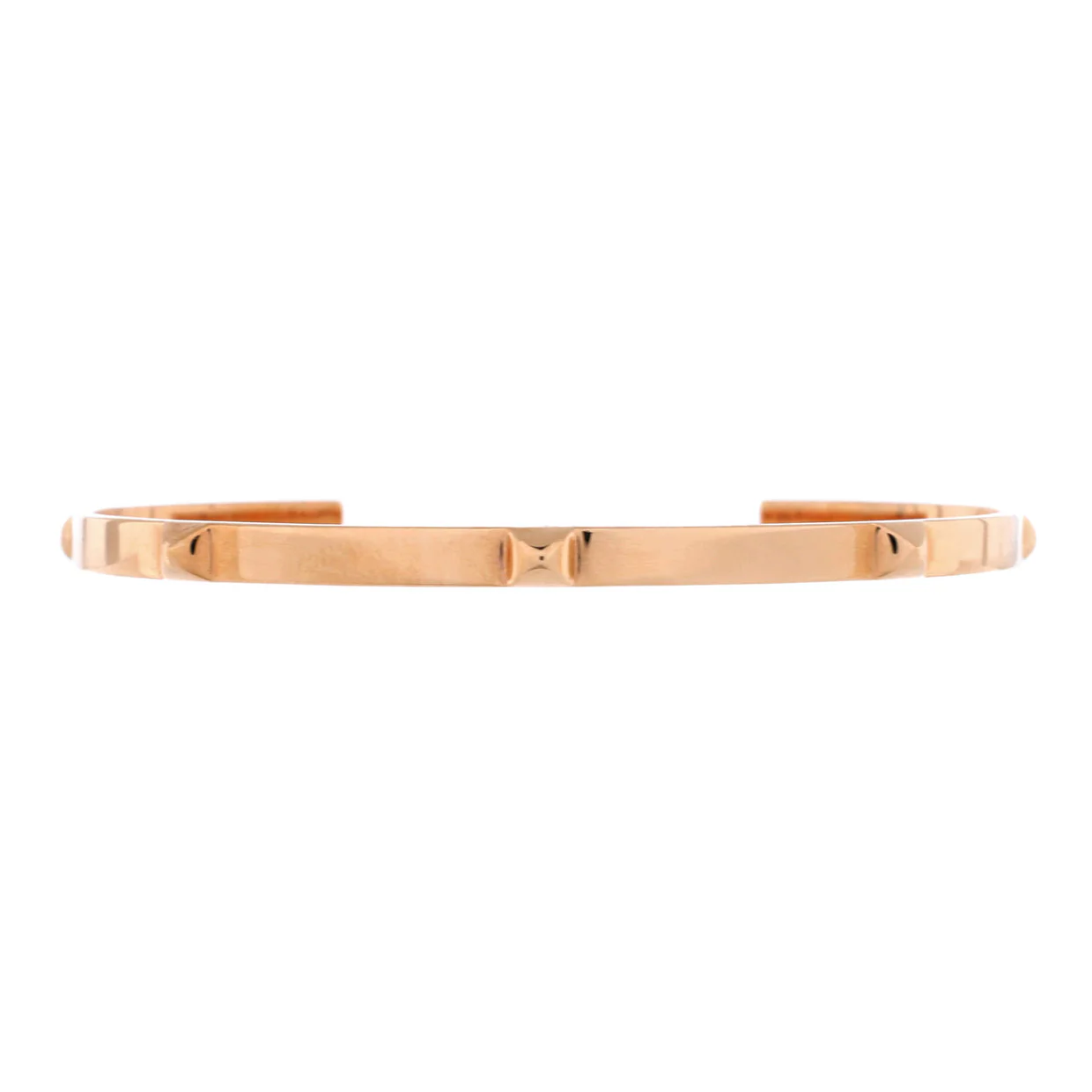 Clous Cuff Bracelet 18K Rose Gold Mini - Deep Luxury